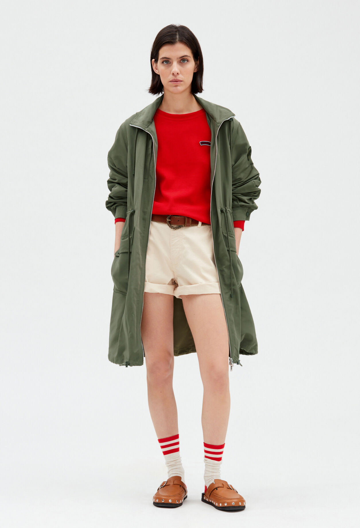 Khaki parka