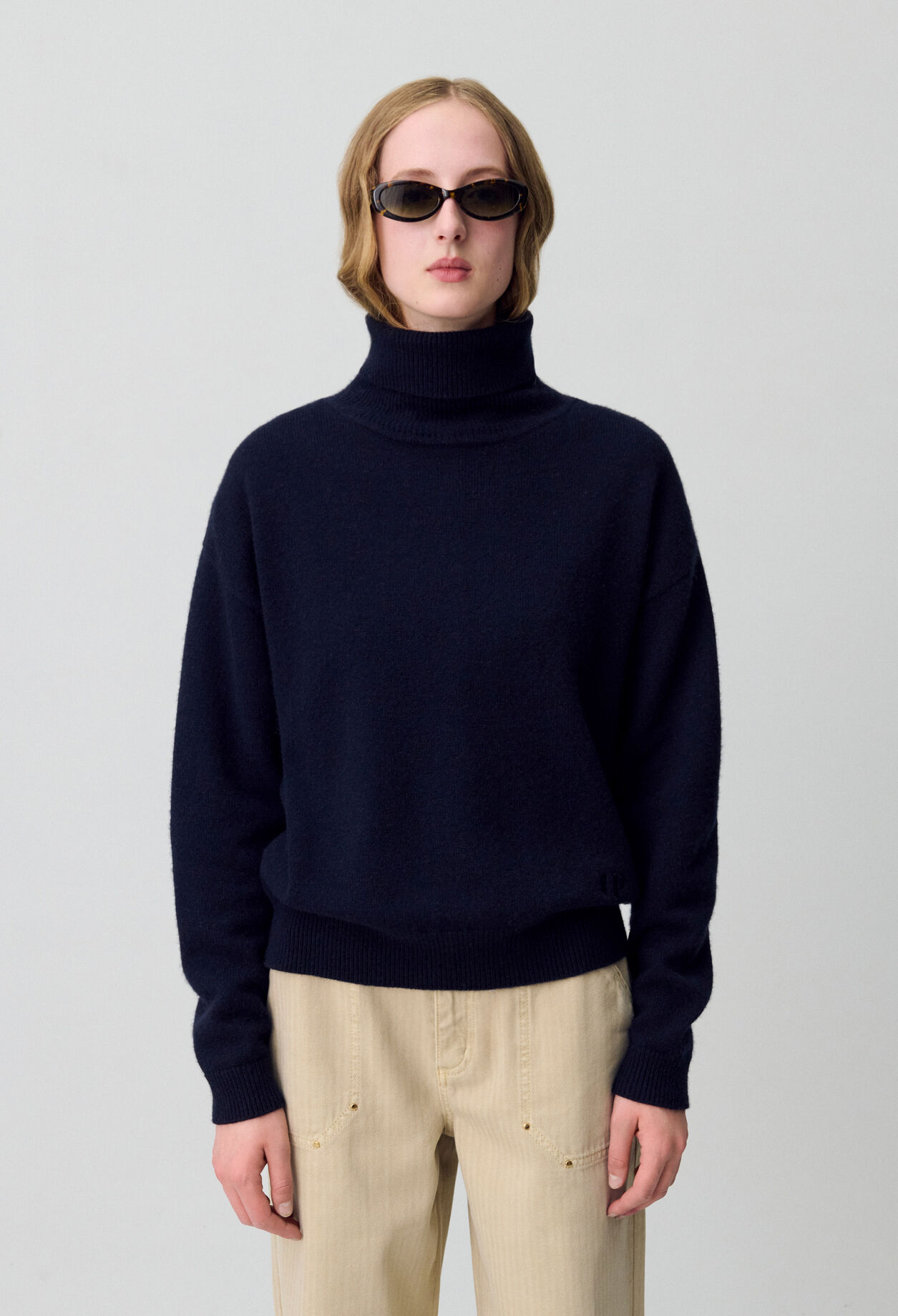 Navy cashmere jumper Navy cashmere jumper