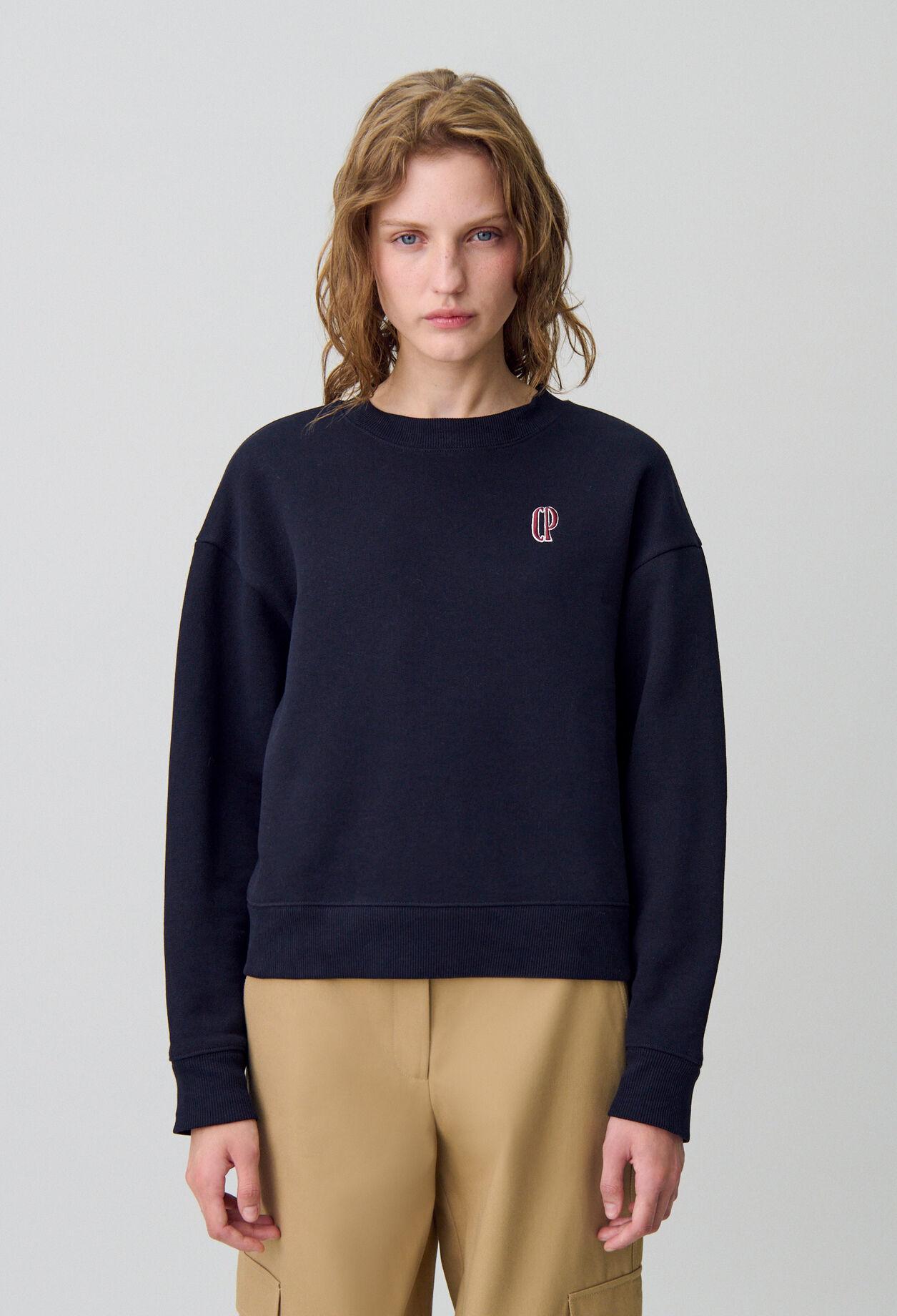 Scarf Collar Sweatshirt Scarf Collar Sweatshirt