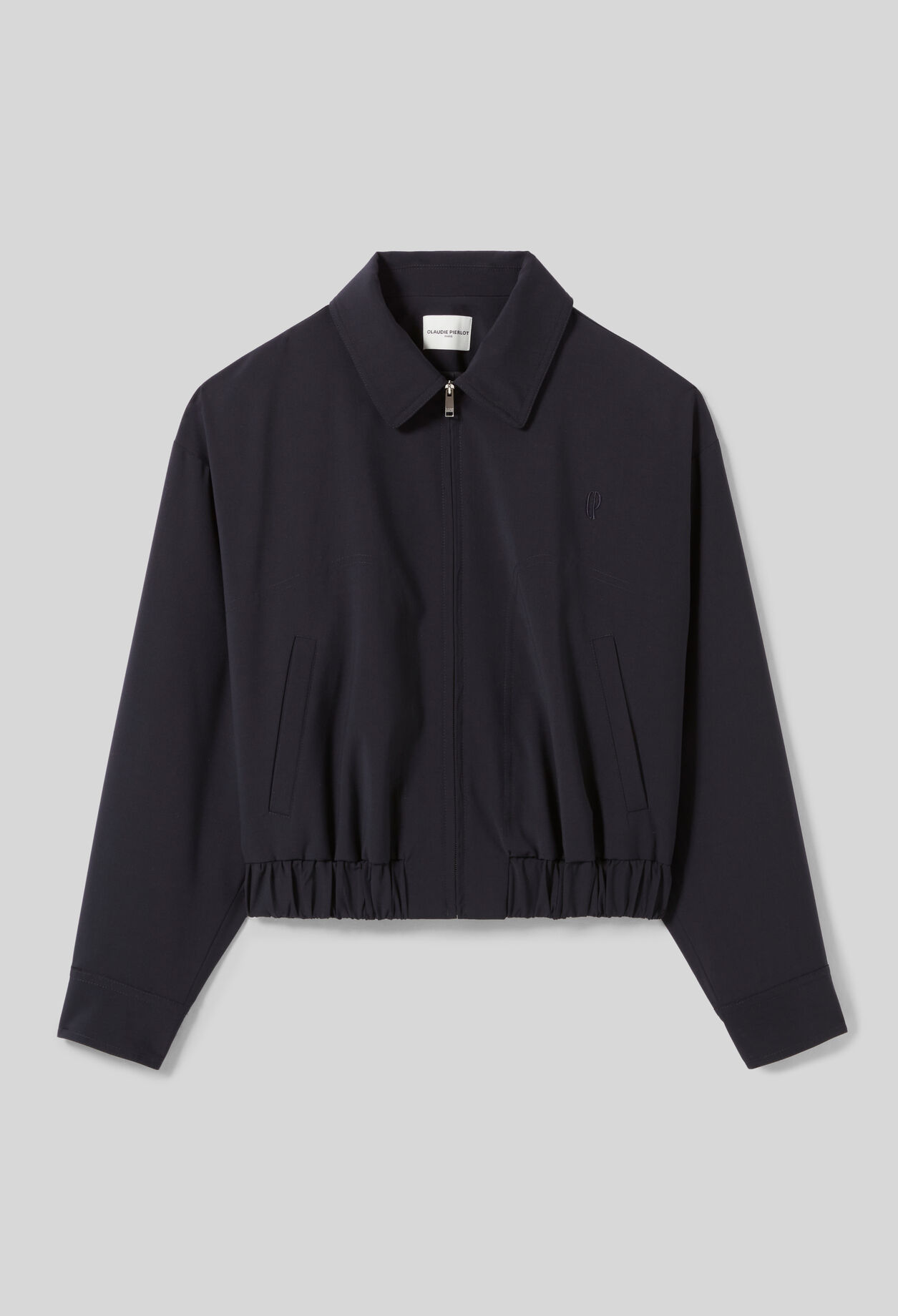 Oversized zip-up jacket