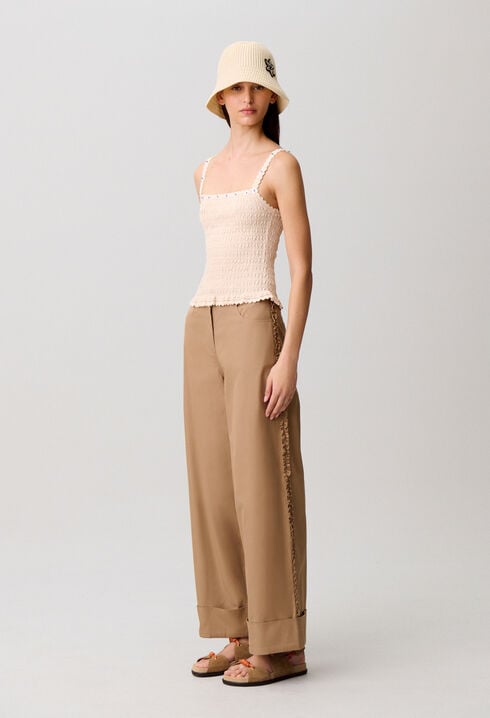 Wide-leg trousers