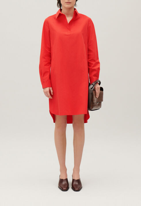 Short polo neck dress