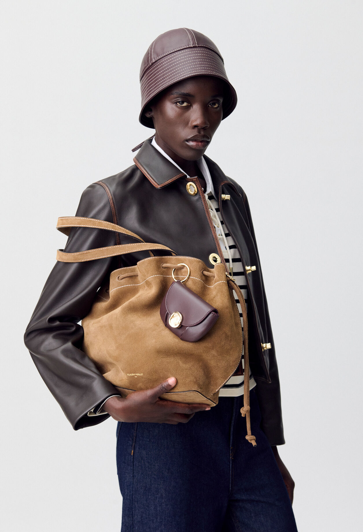 Alban suede leather bag Alban suede leather bag