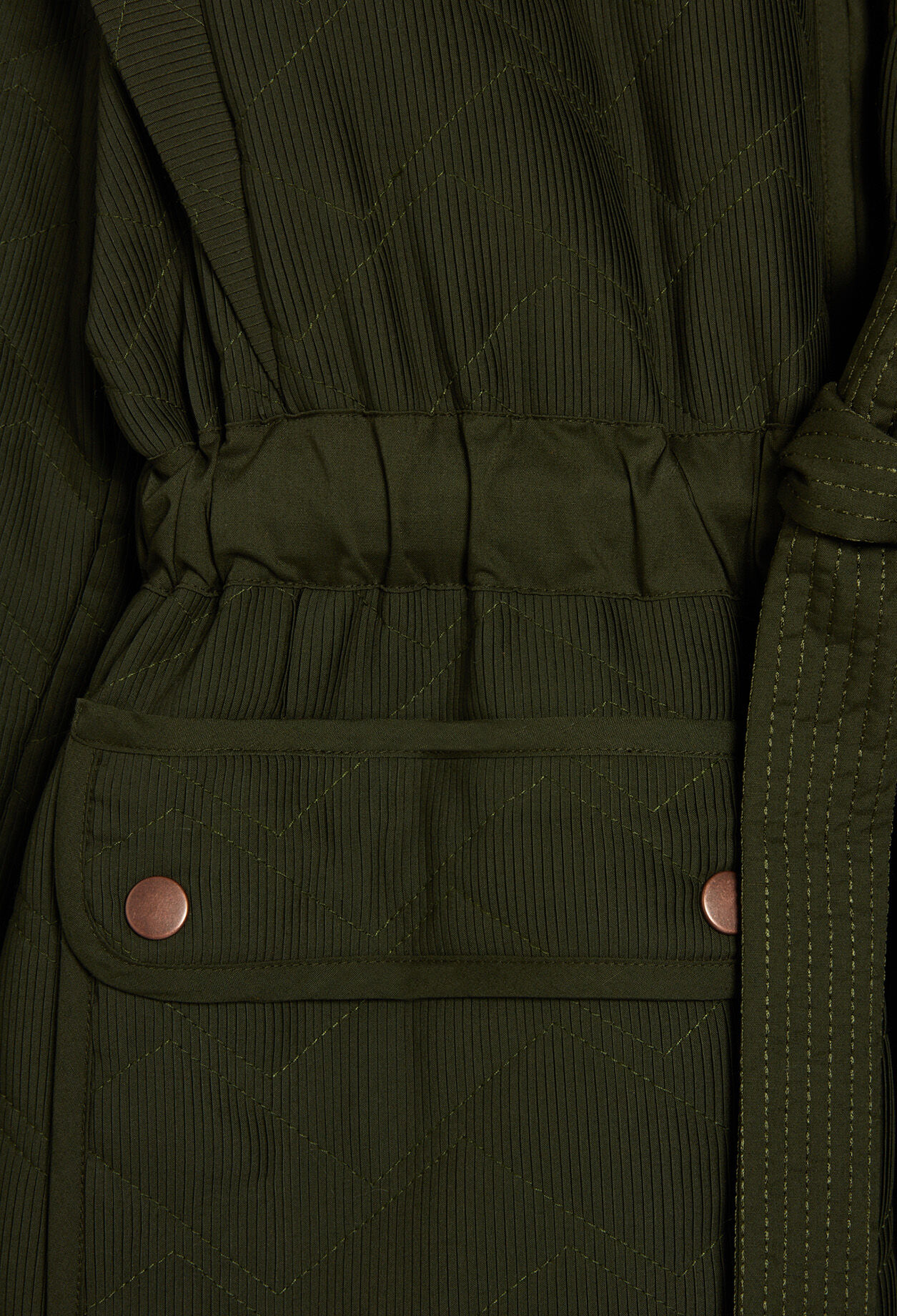 Recycled polyester quilted  jacket