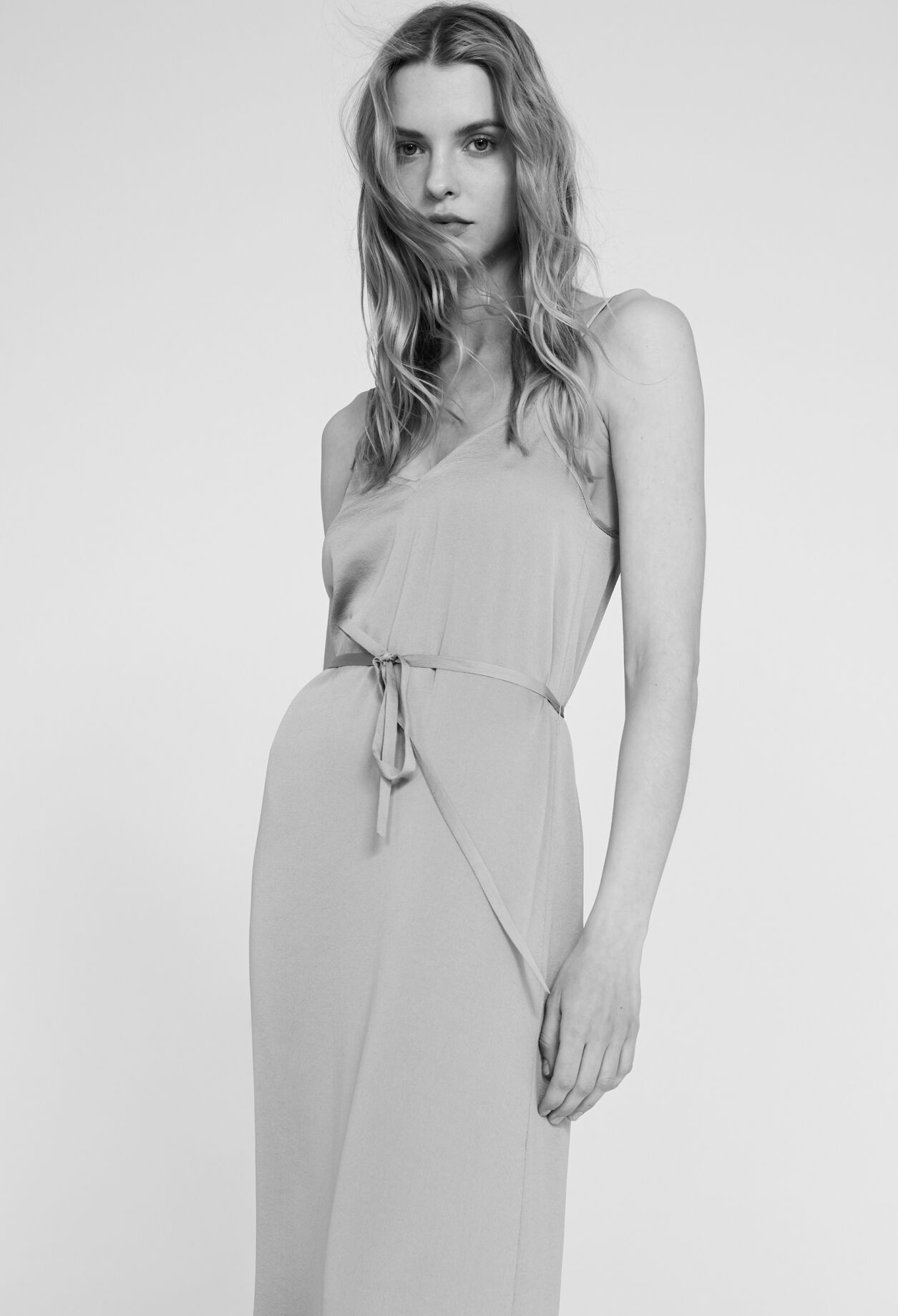 Long dress with straps