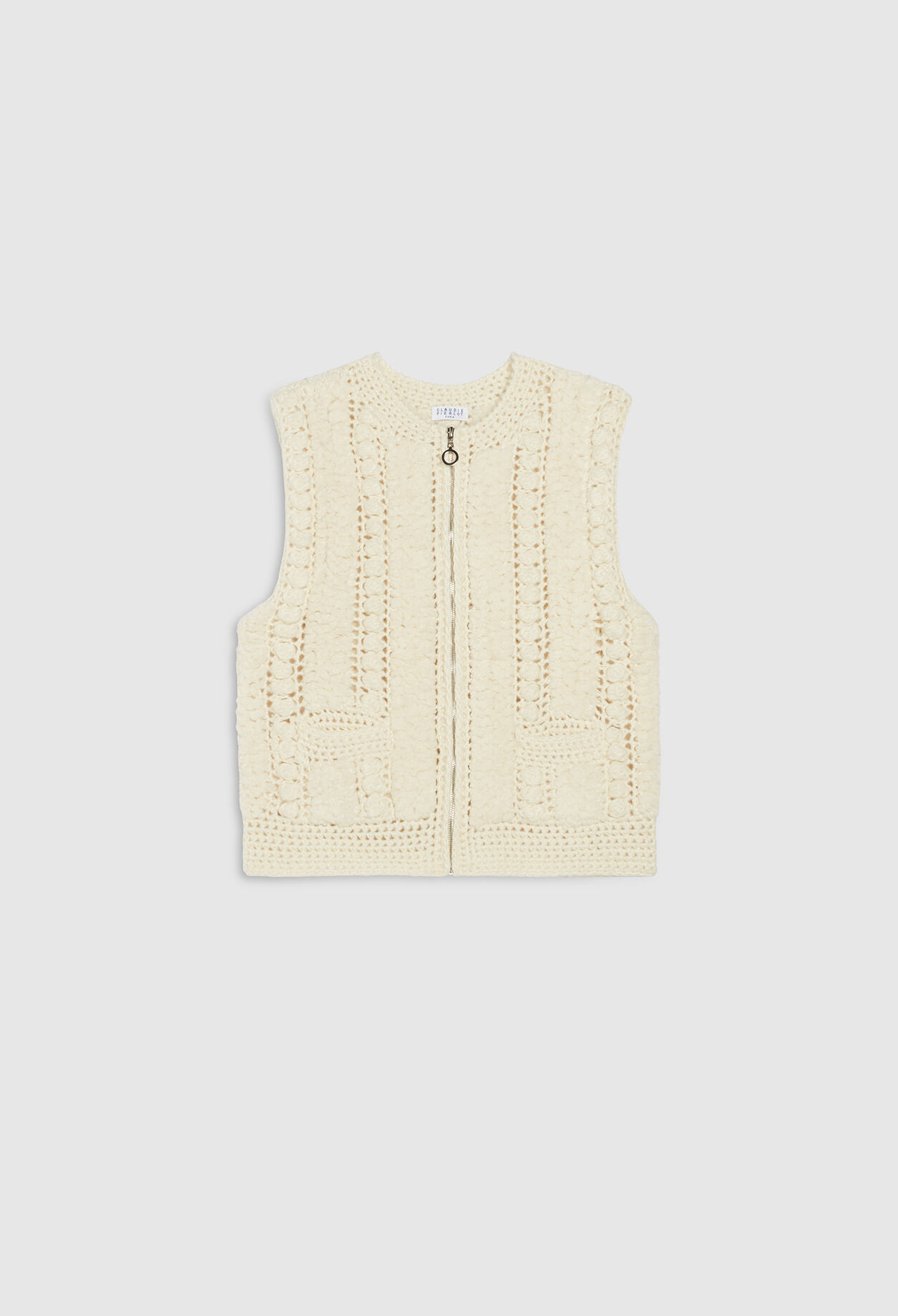 Sleeveless cardigan