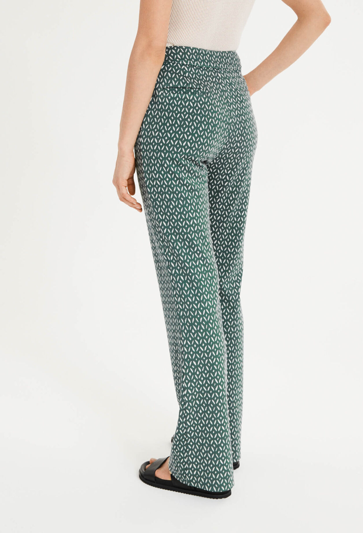 Printed trousers
