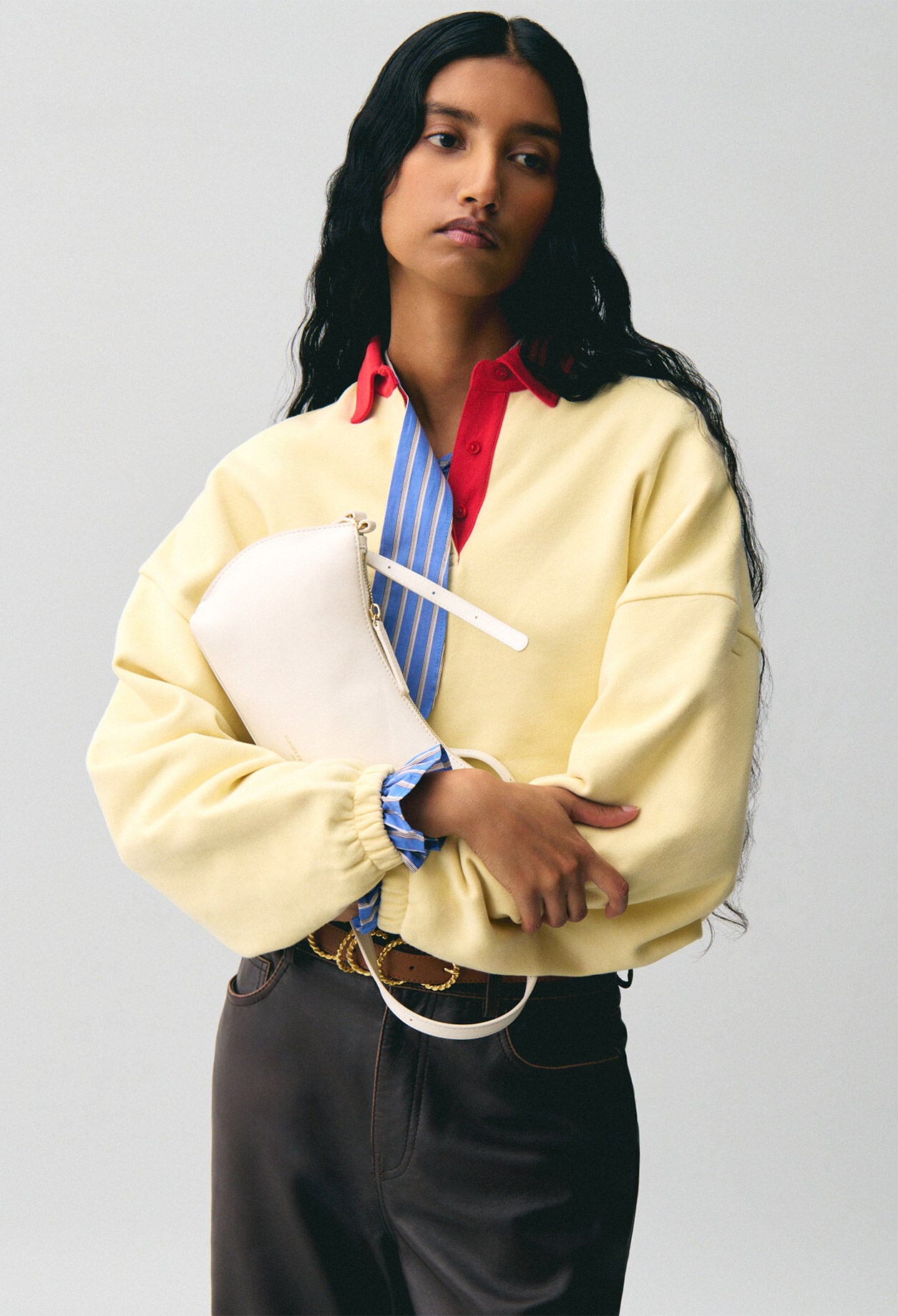 Oversized cotton sweatshirt