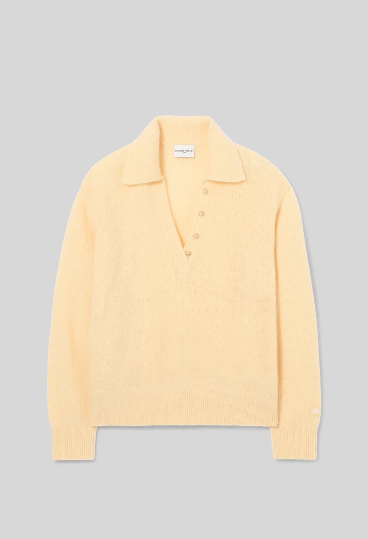 Relaxed fluffy knit jumper