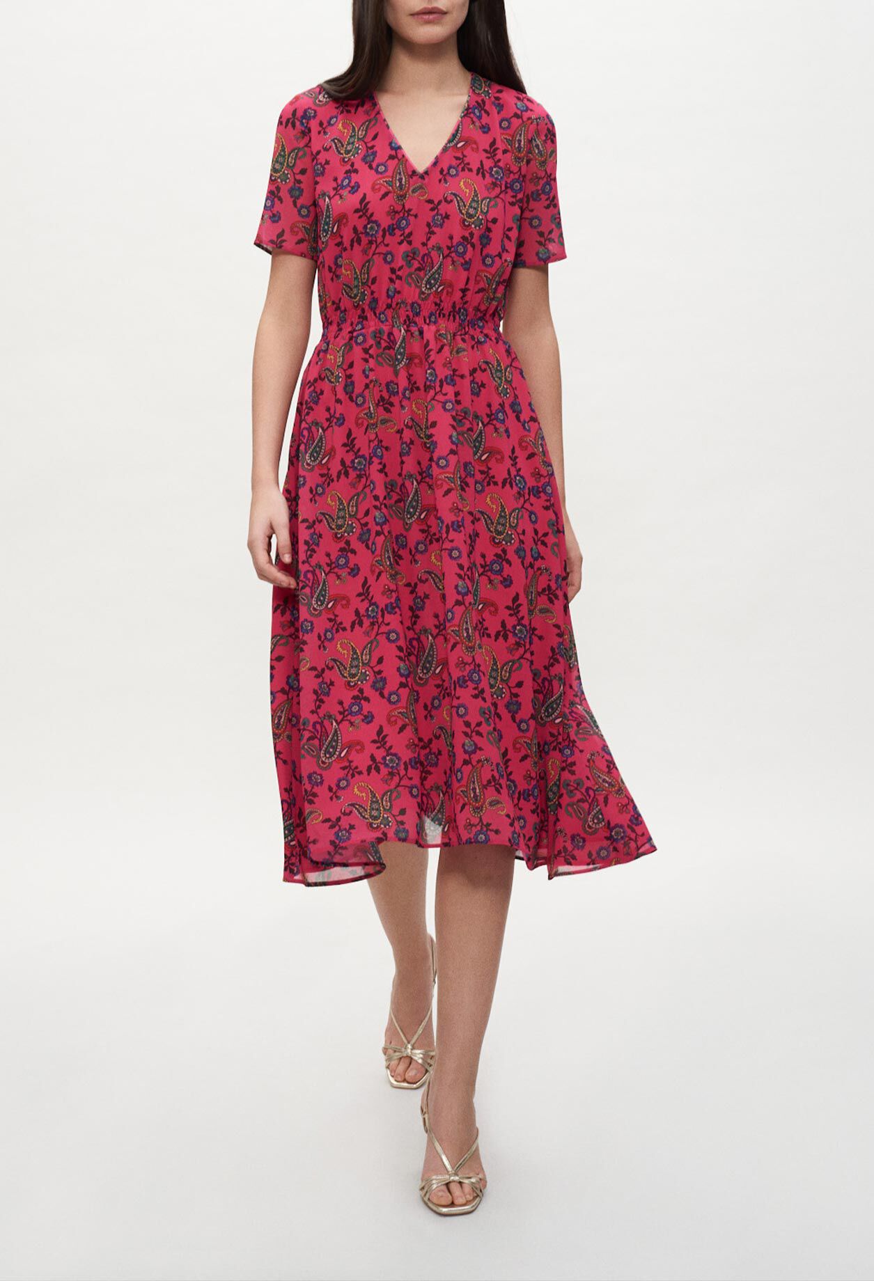 Asymmetrical paisley dress Asymmetrical paisley dress