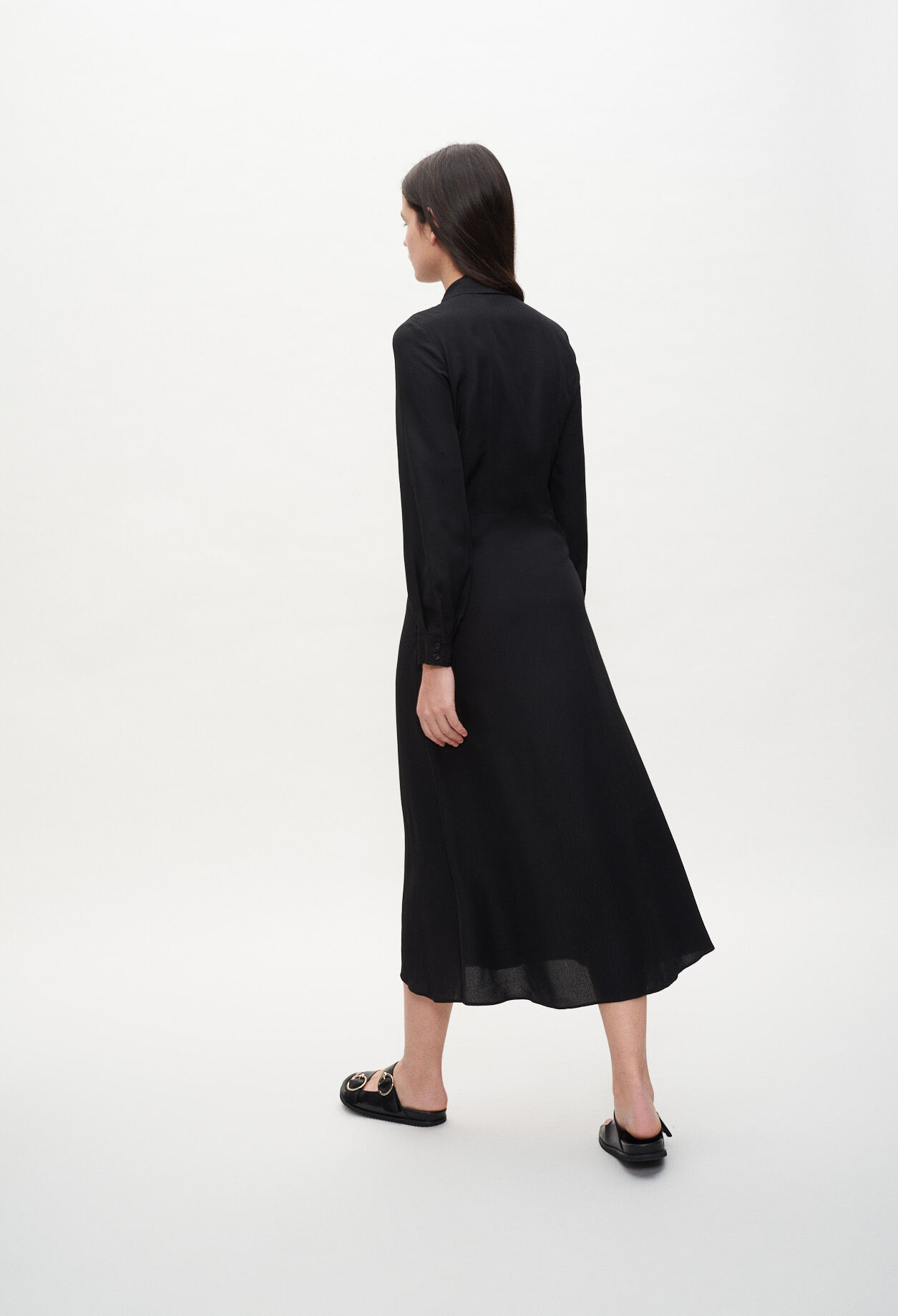 Belted long shirt dress Belted long shirt dress