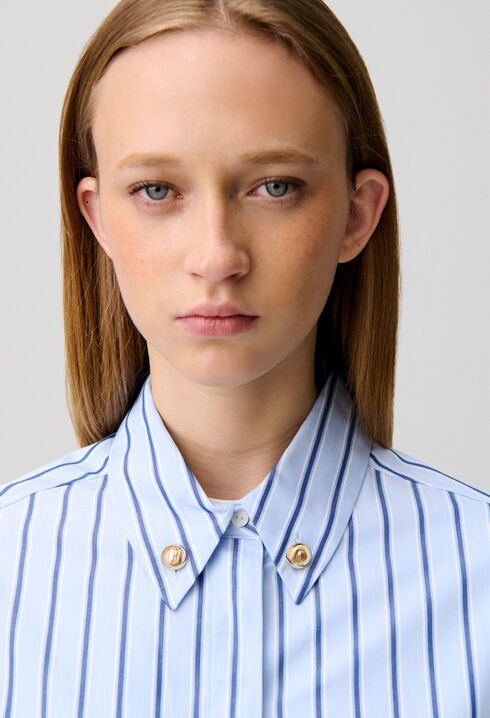 Oversized Striped Shirt