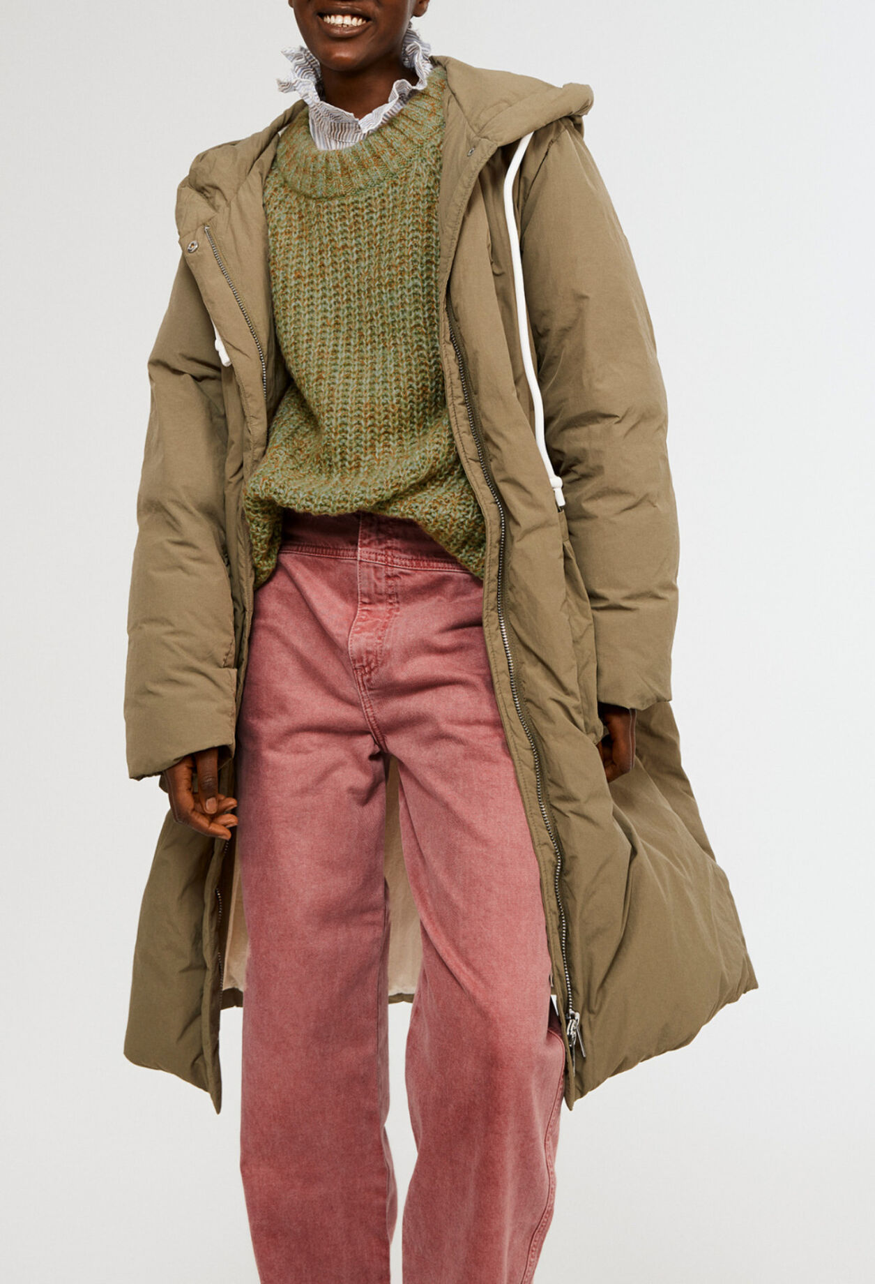 Responsible down-filled long parka Responsible down-filled long parka