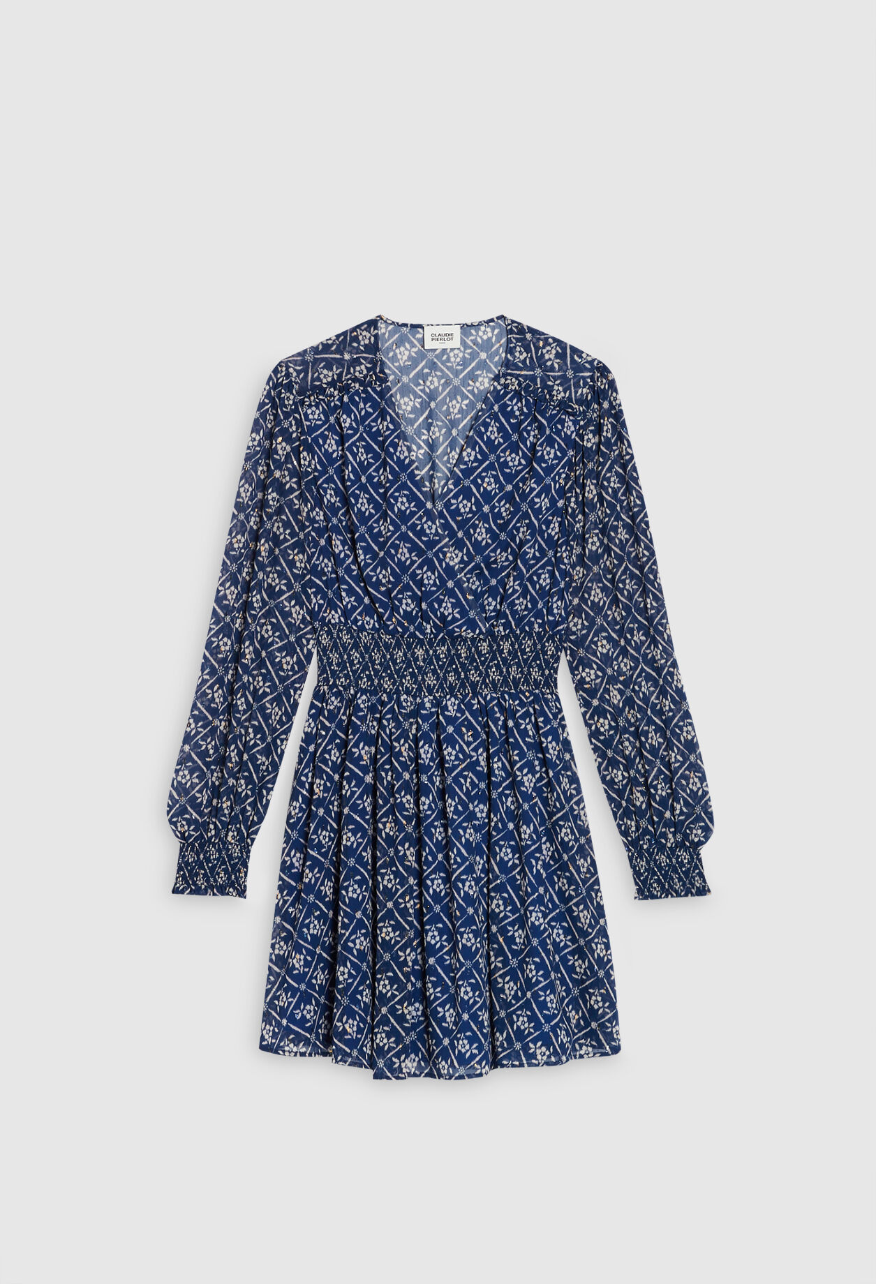 Robe courte à motif floral Robe courte à motif floral