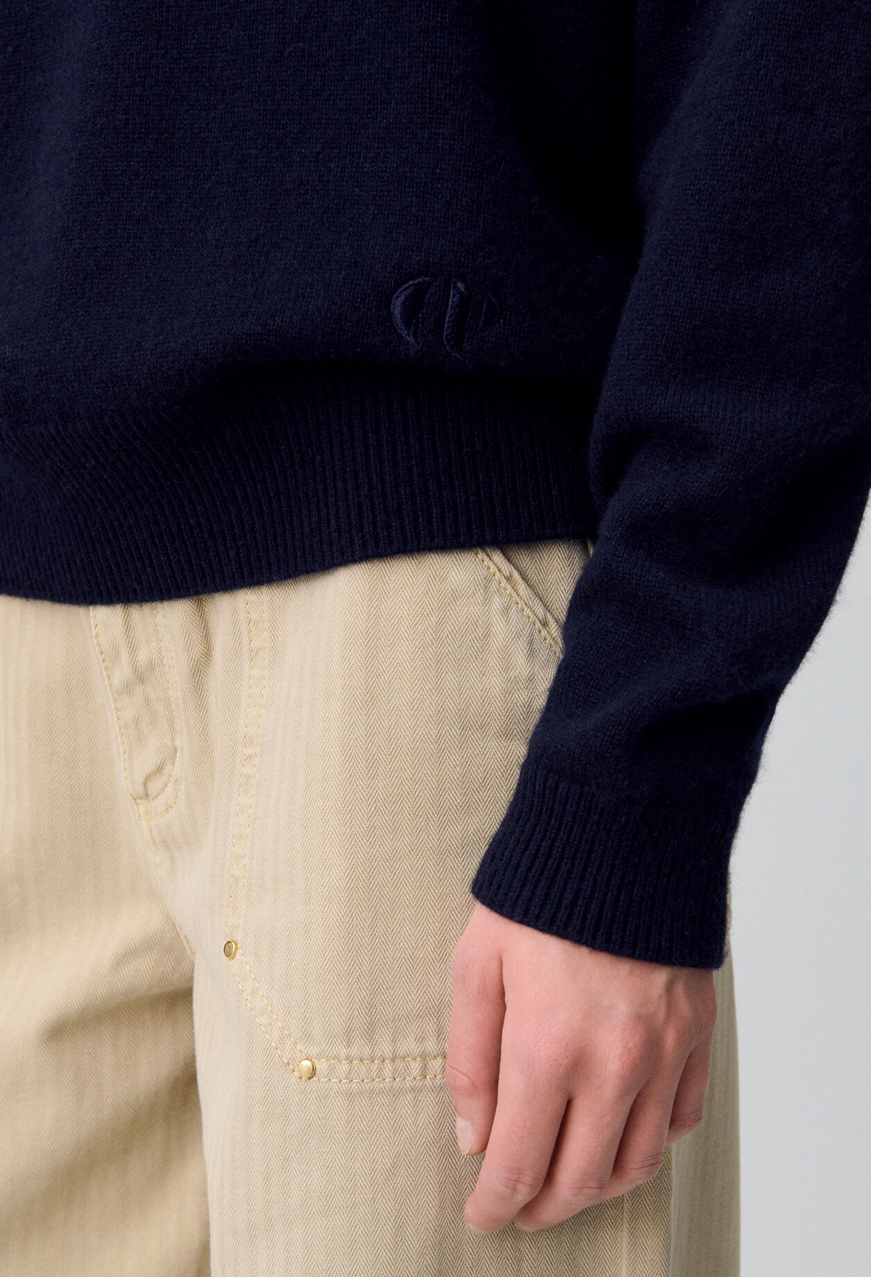 Navy cashmere jumper Navy cashmere jumper