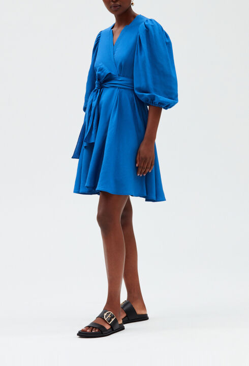 Short wraparound dress