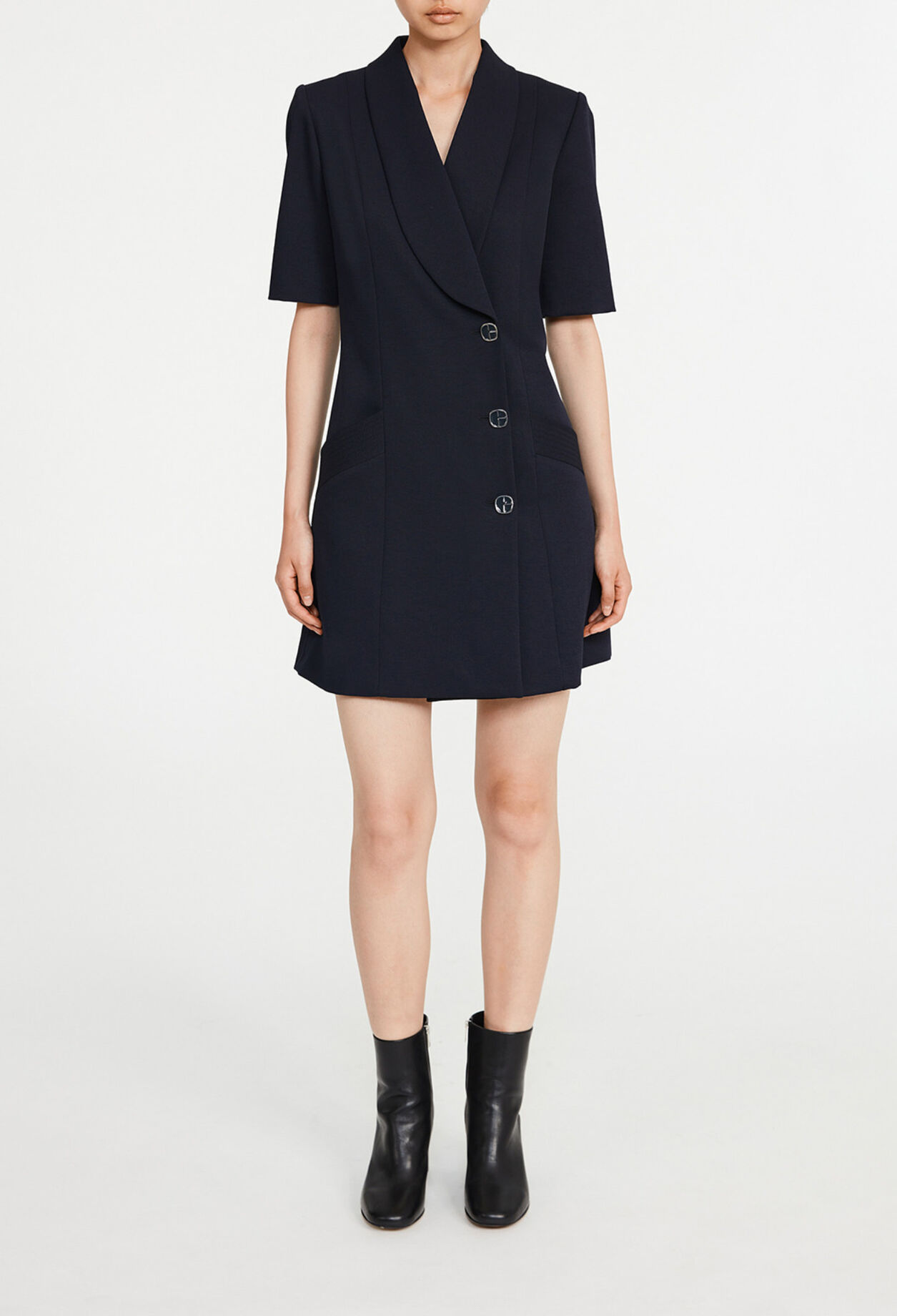 Navy wrap dress Navy wrap dress