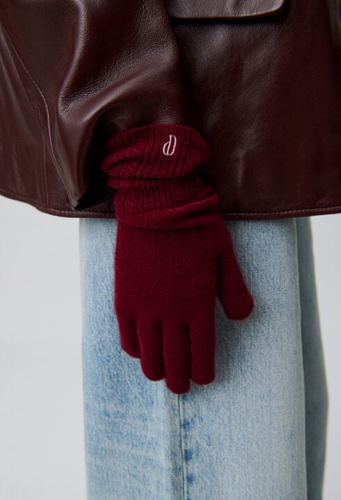 Knit gloves