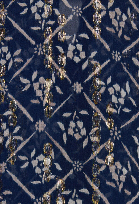 Blouse à motifs fleuris