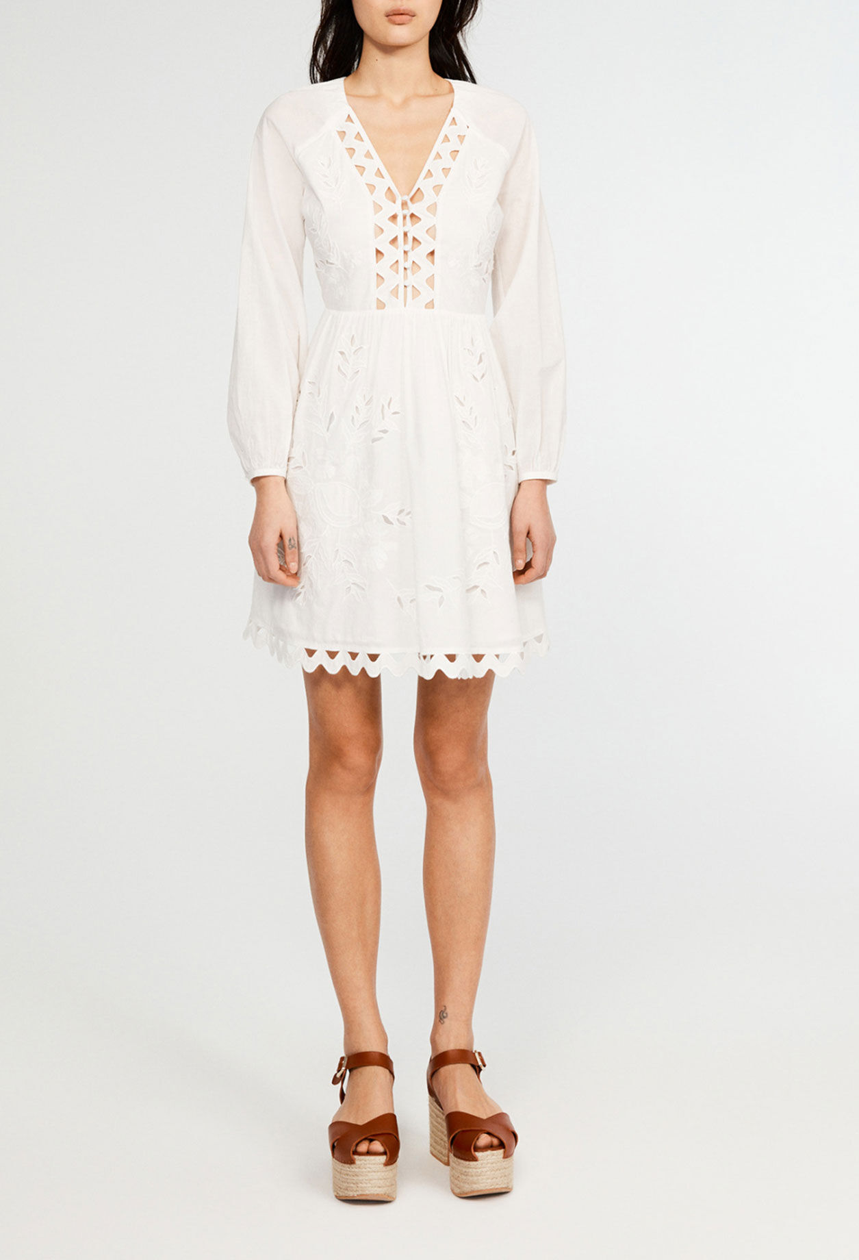 White openwork dress White openwork dress