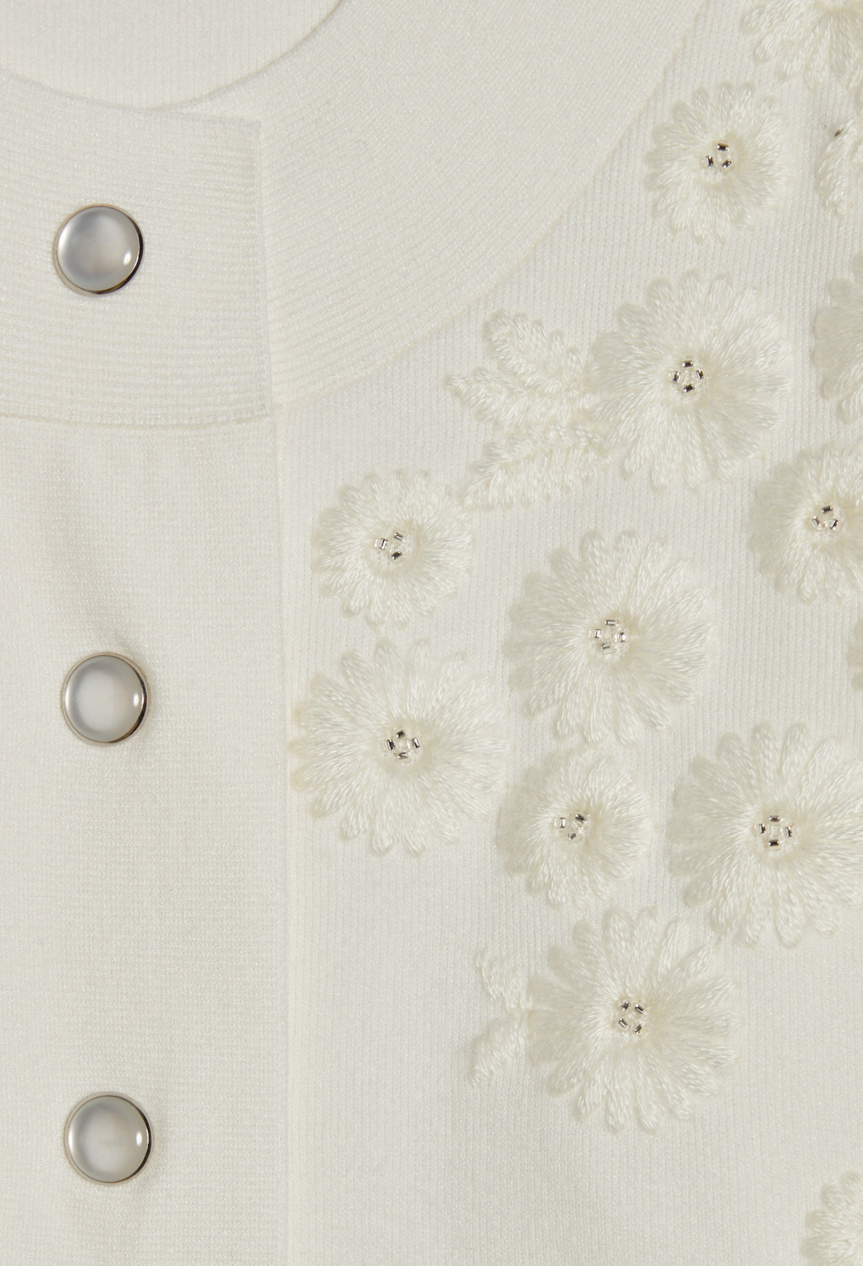 Cardigan with embroidered flowers Cardigan with embroidered flowers