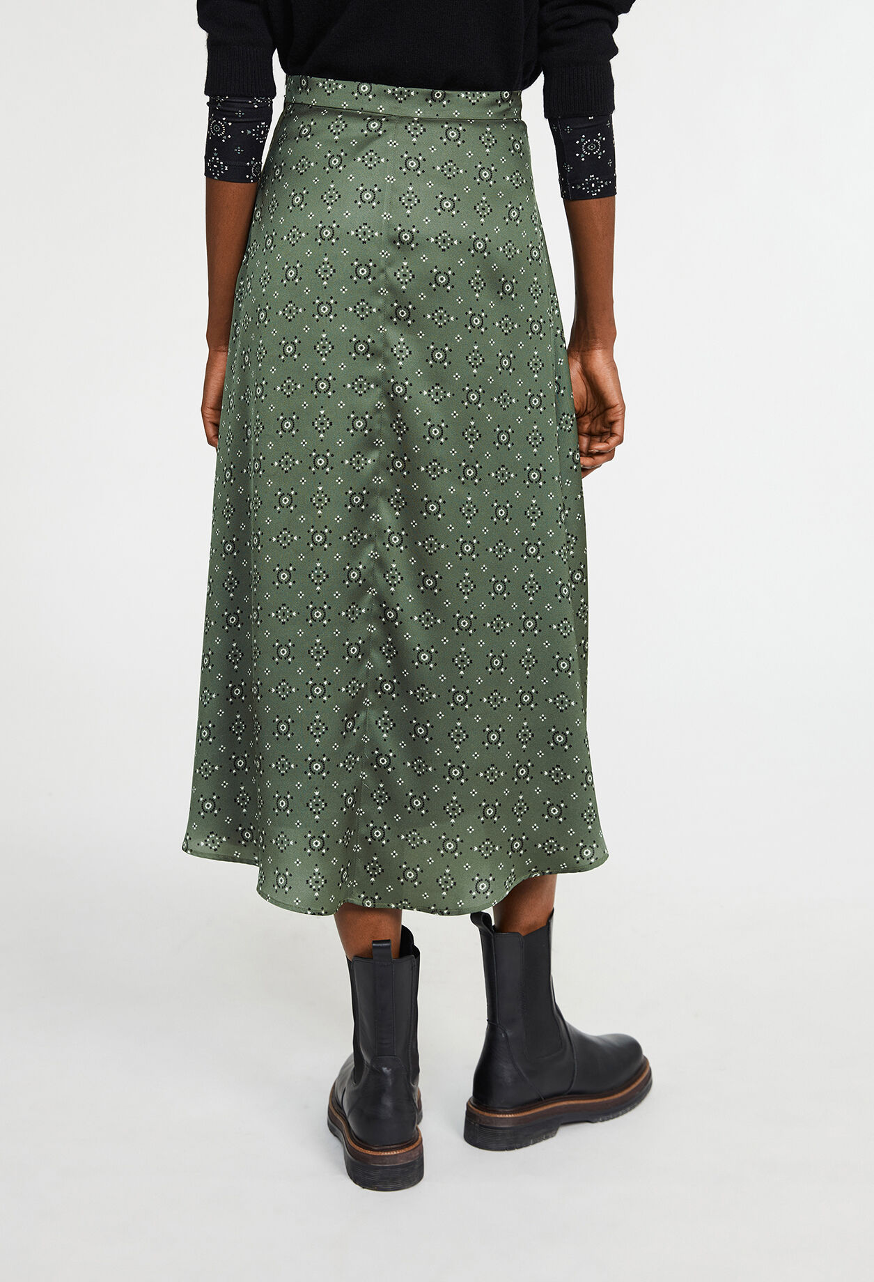 Jupe imprimée géométrique Jupe imprimée géométrique