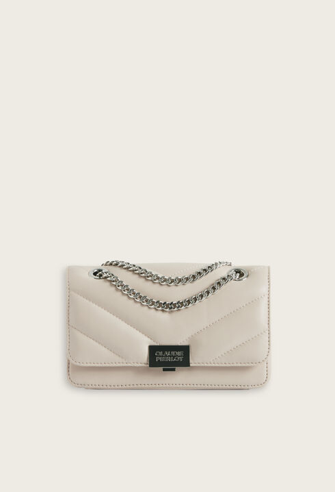 Angelina beige leather bag 