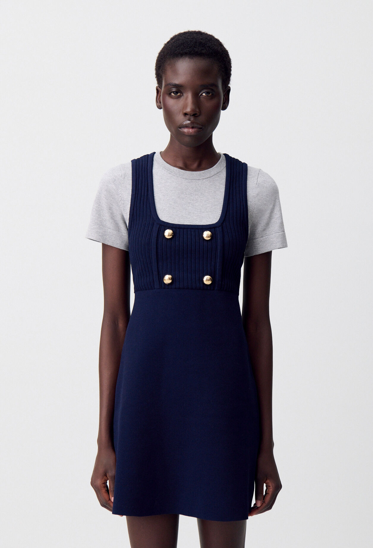 Short Knit T-Shirt Dress Short Knit T-Shirt Dress