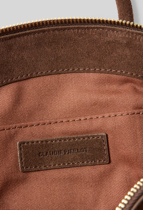 Soft suede handbag