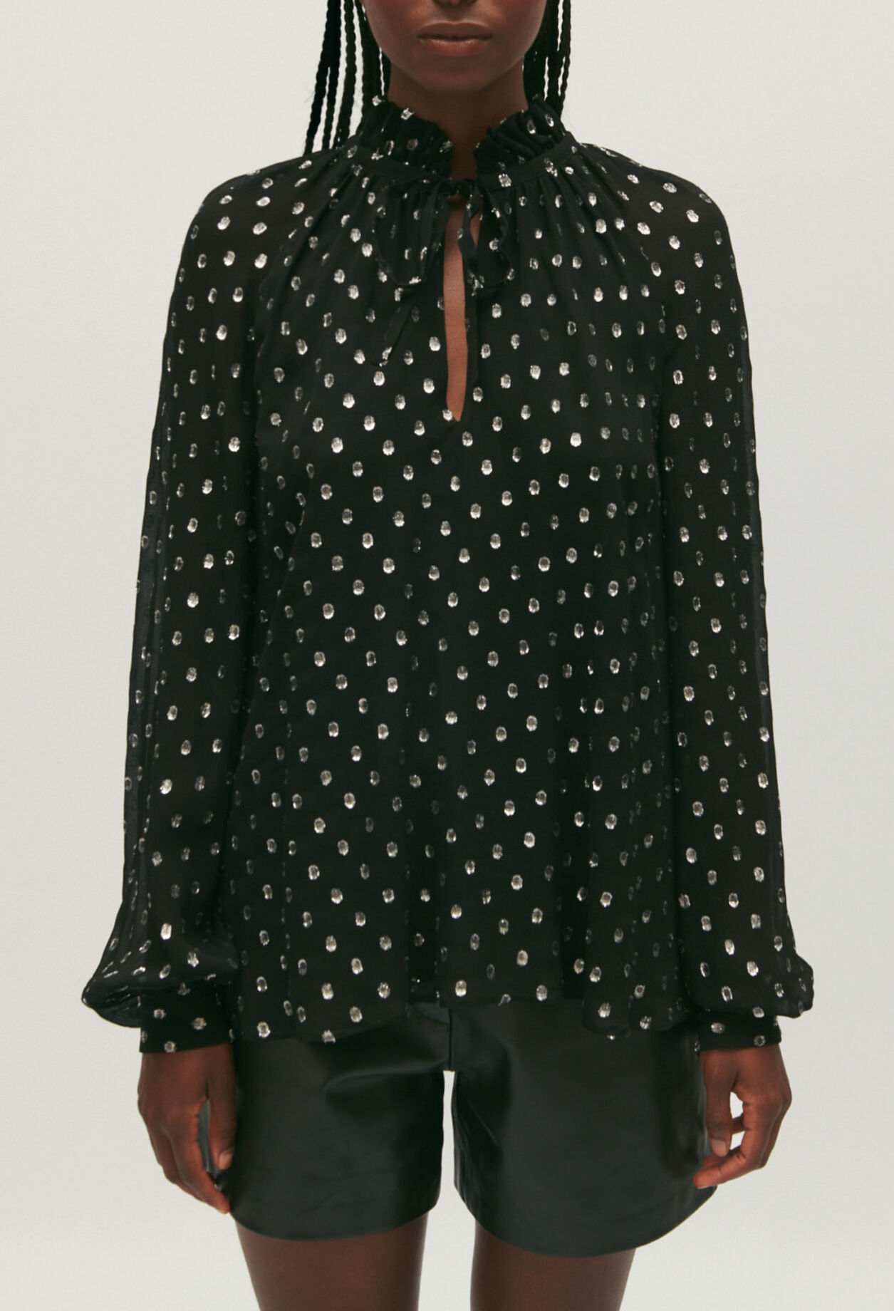 Black dotty shirt