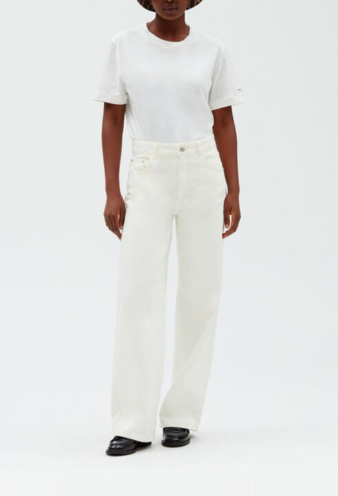 Embroidered short sleeves t-shirt