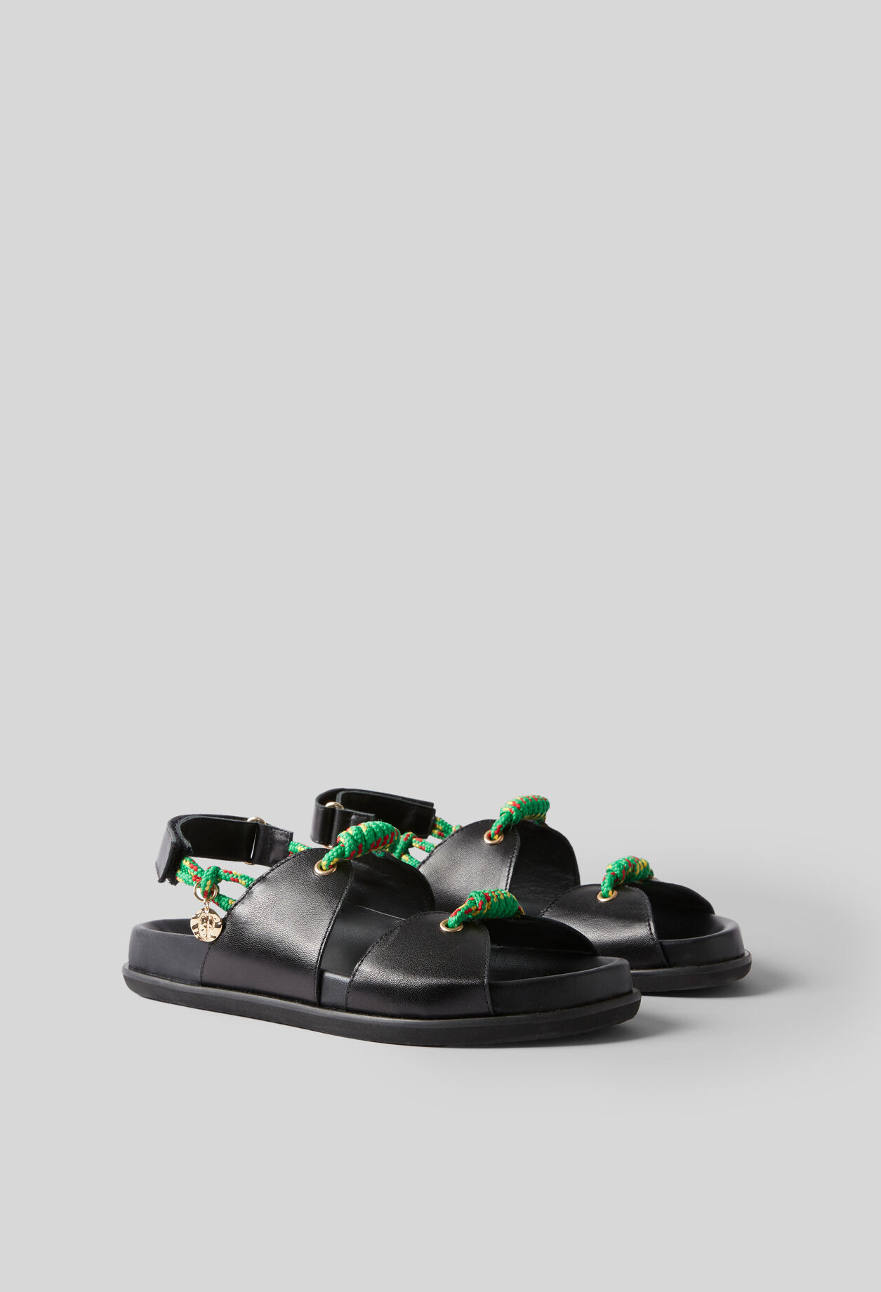 Twisted strap sandals