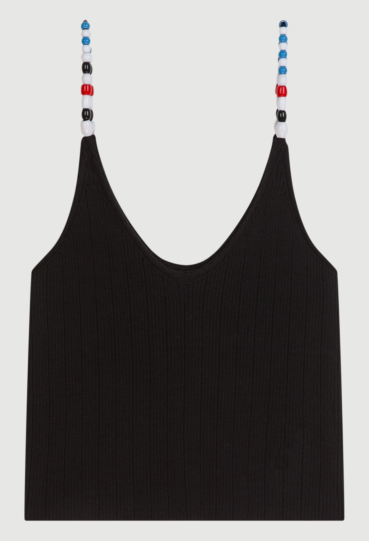 Top with pearly straps Top with pearly straps