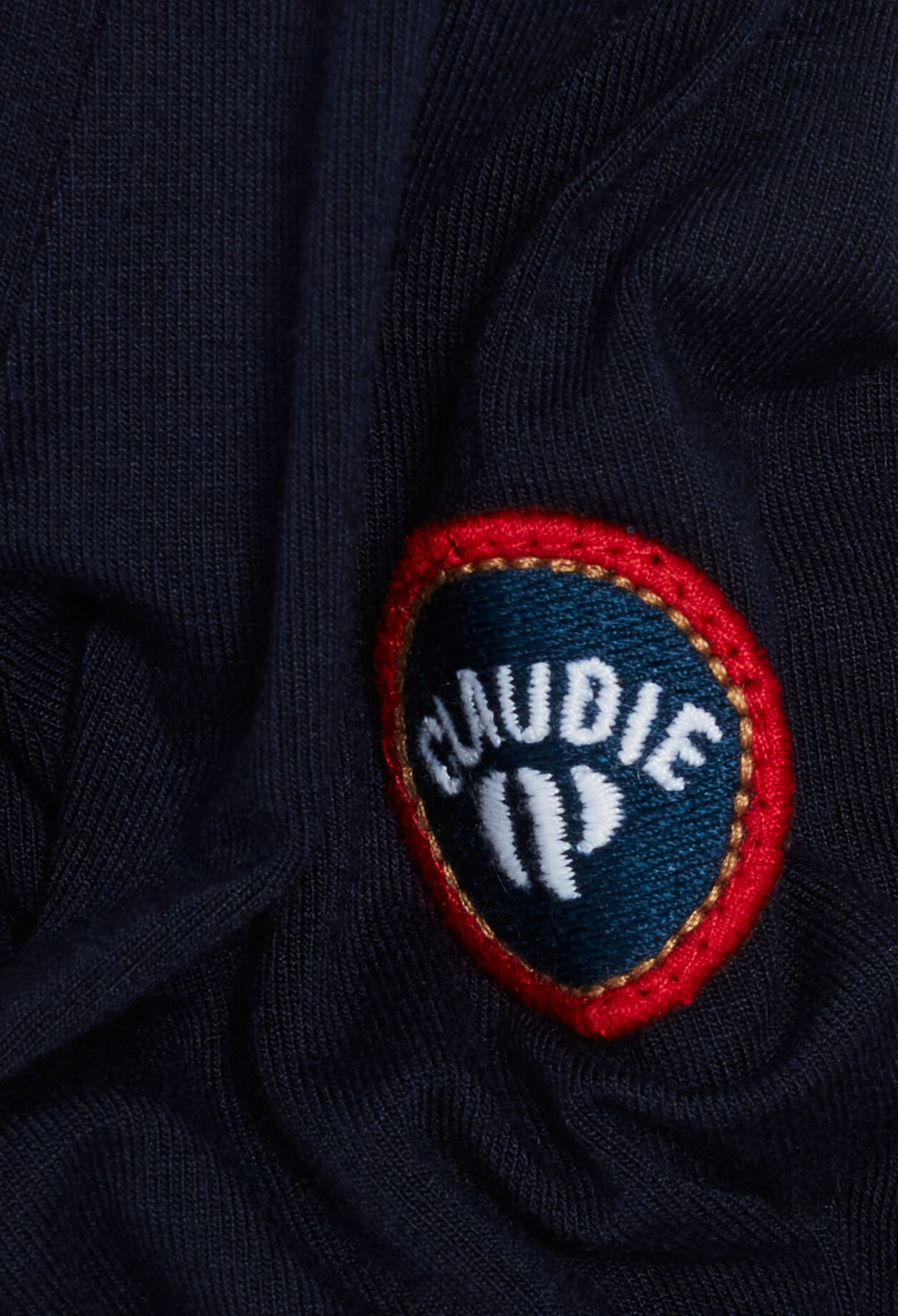 T-shirt with high neck