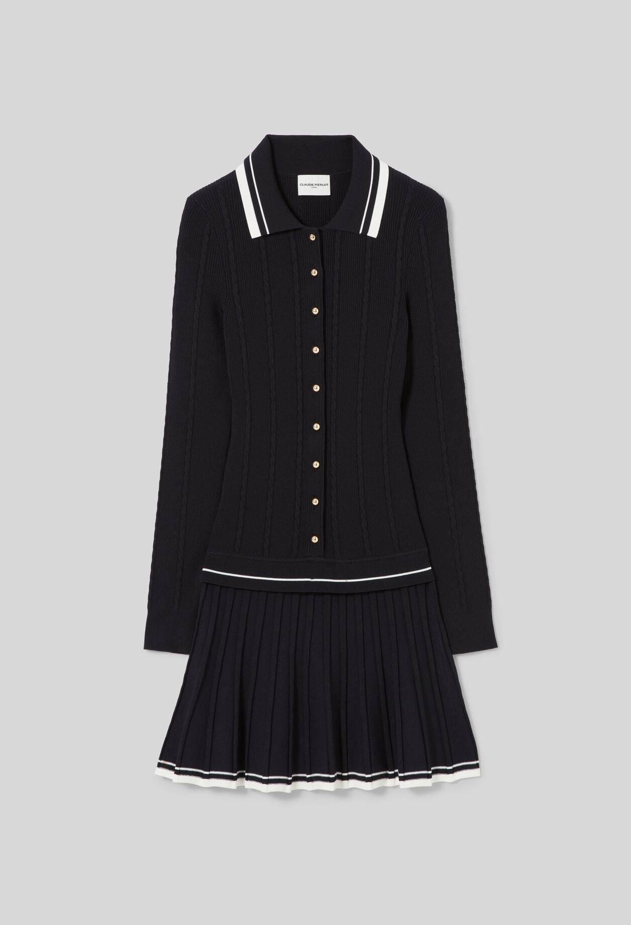 Knitted Shirt Dress Knitted Shirt Dress