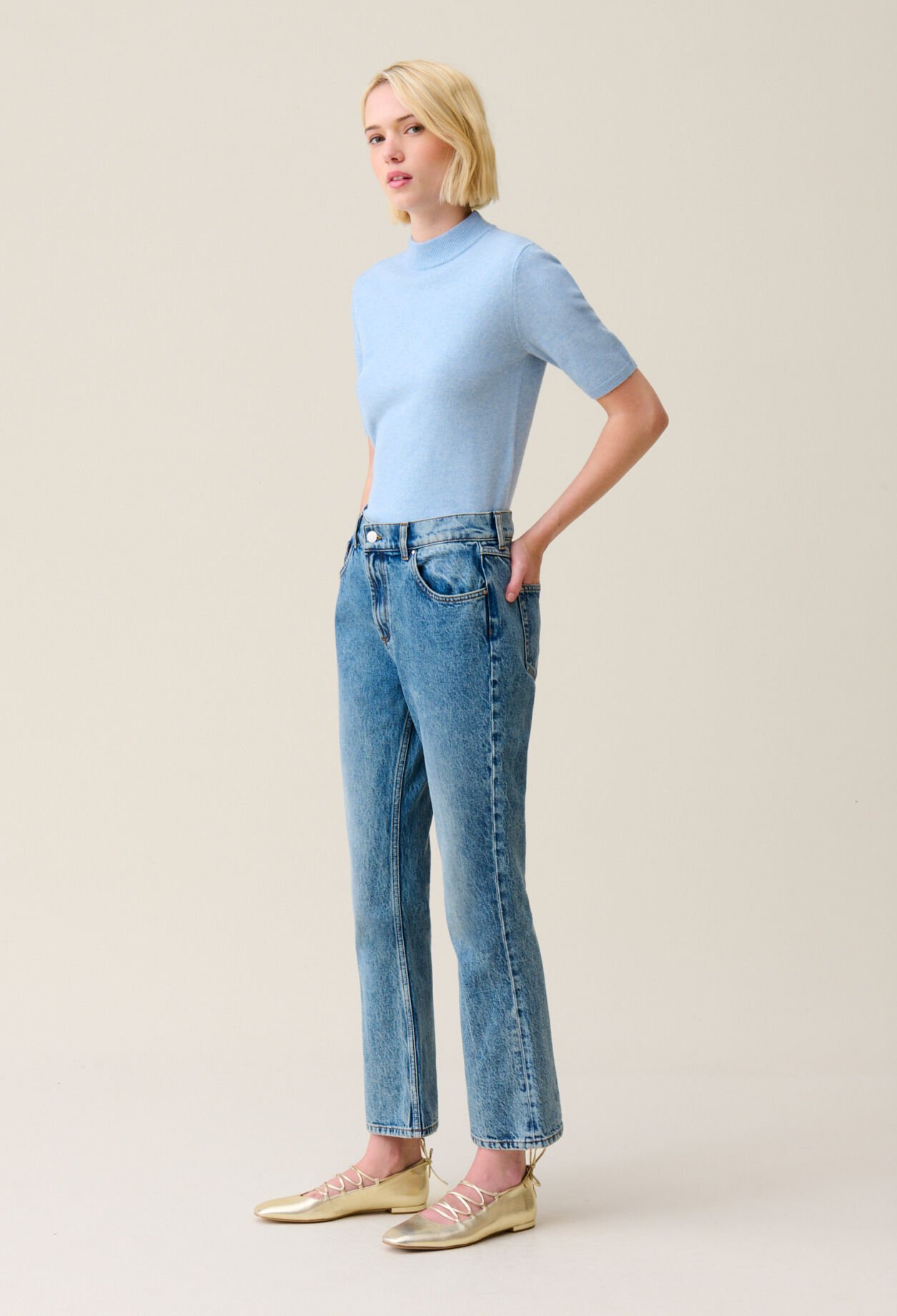 Jean Louis light flare jeans