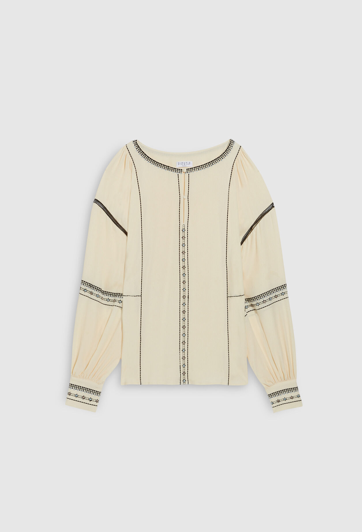 Flared fluid blouse Flared fluid blouse