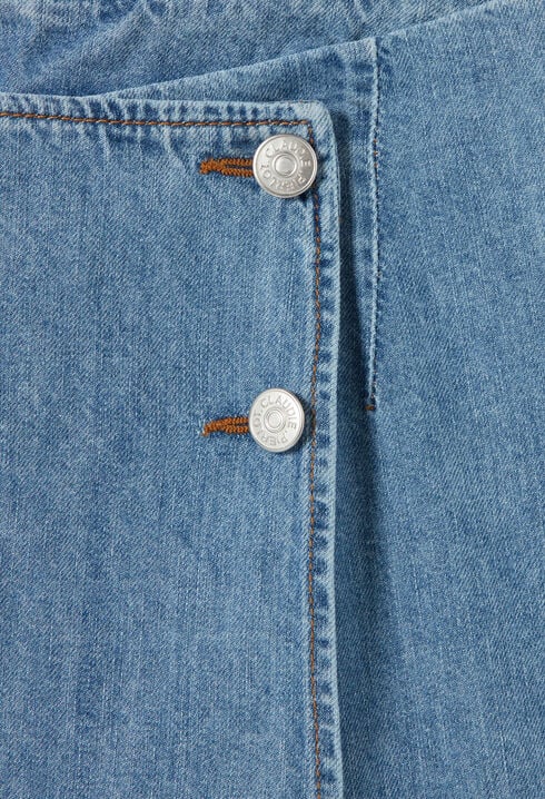 Denim skort