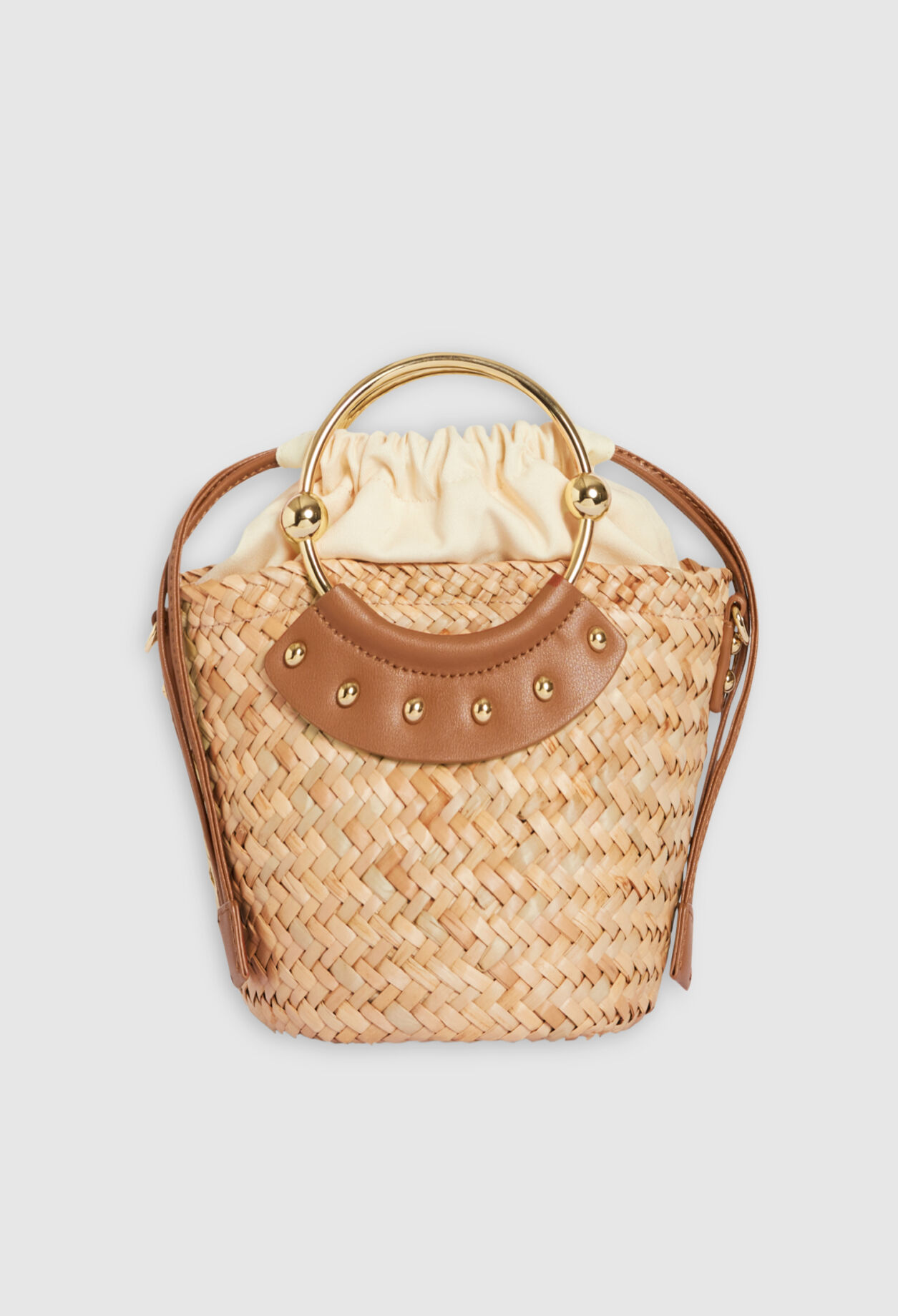 Abeille mini-basket in straw