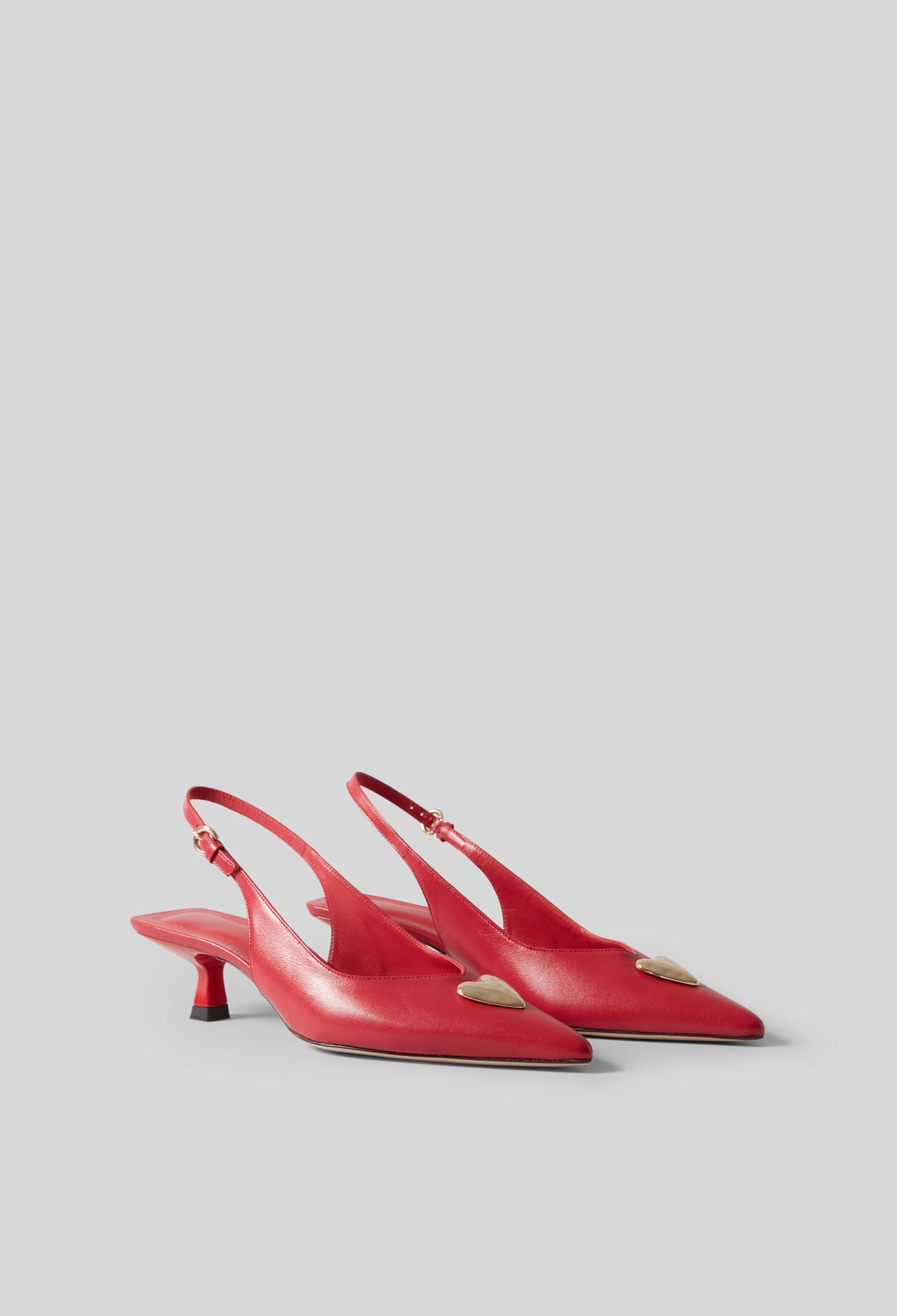 Golden Heart Court Shoes