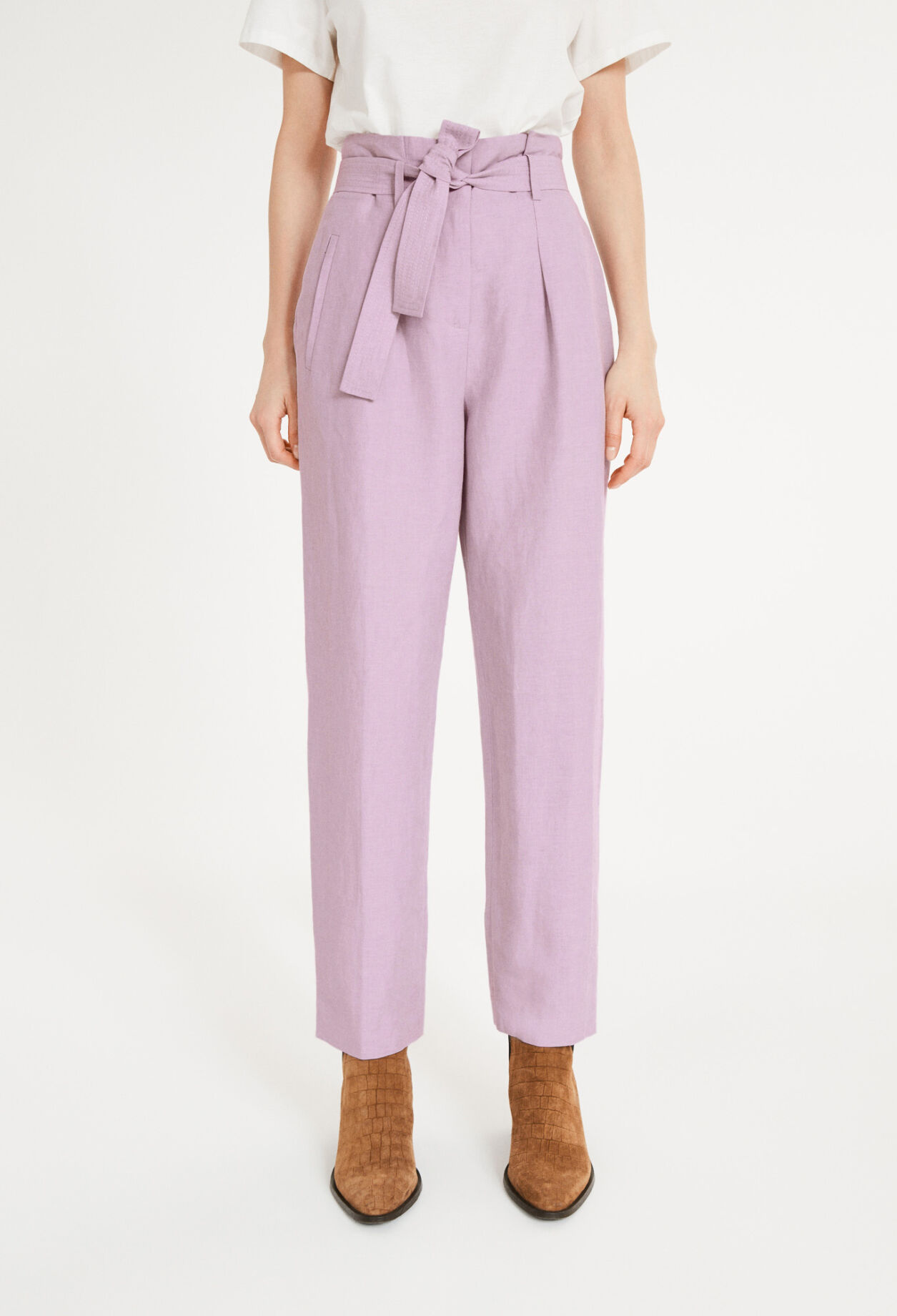 Lilac trousers Lilac trousers