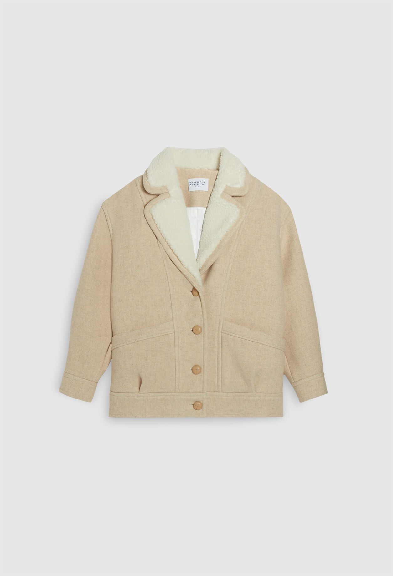 Short wool coat Short wool coat