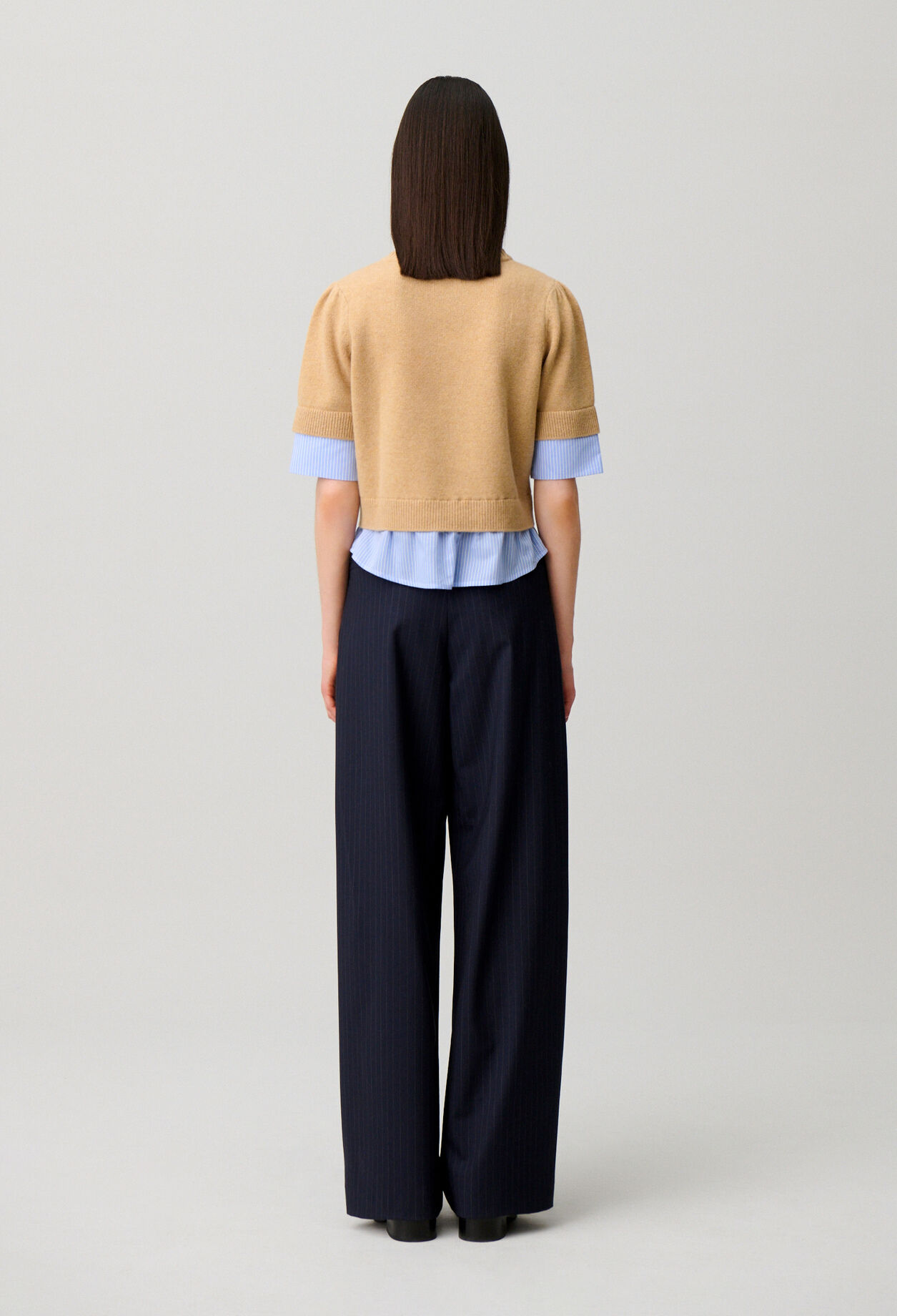Striped wool jumper