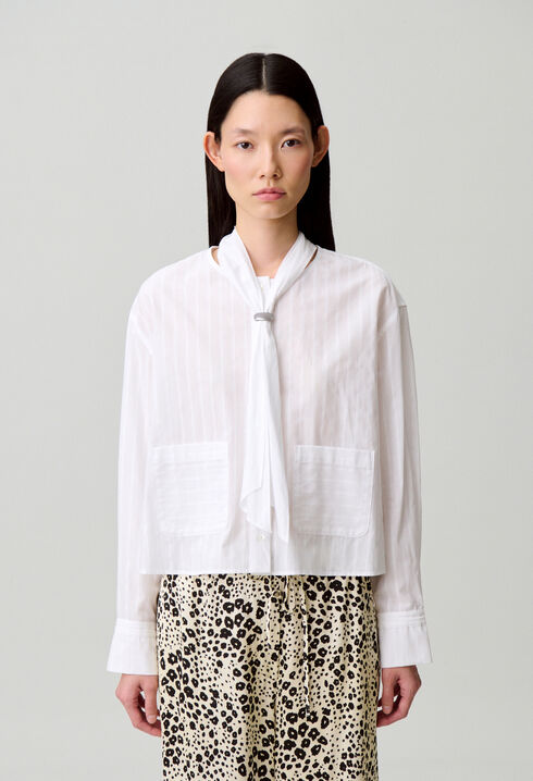 Striped cotton shirt