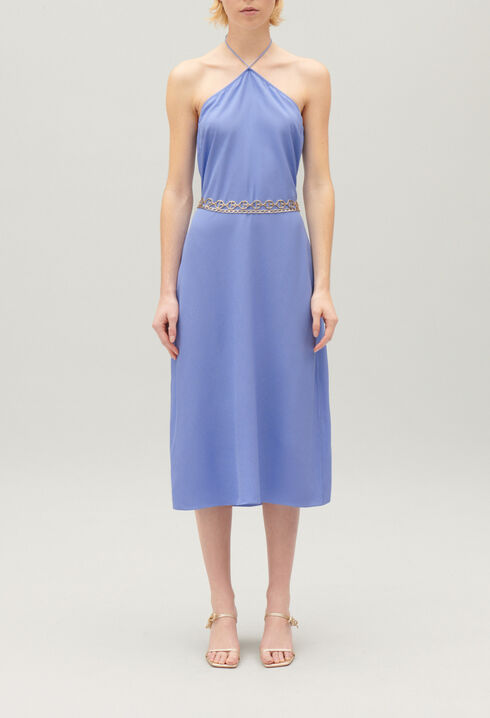 Short backless dress