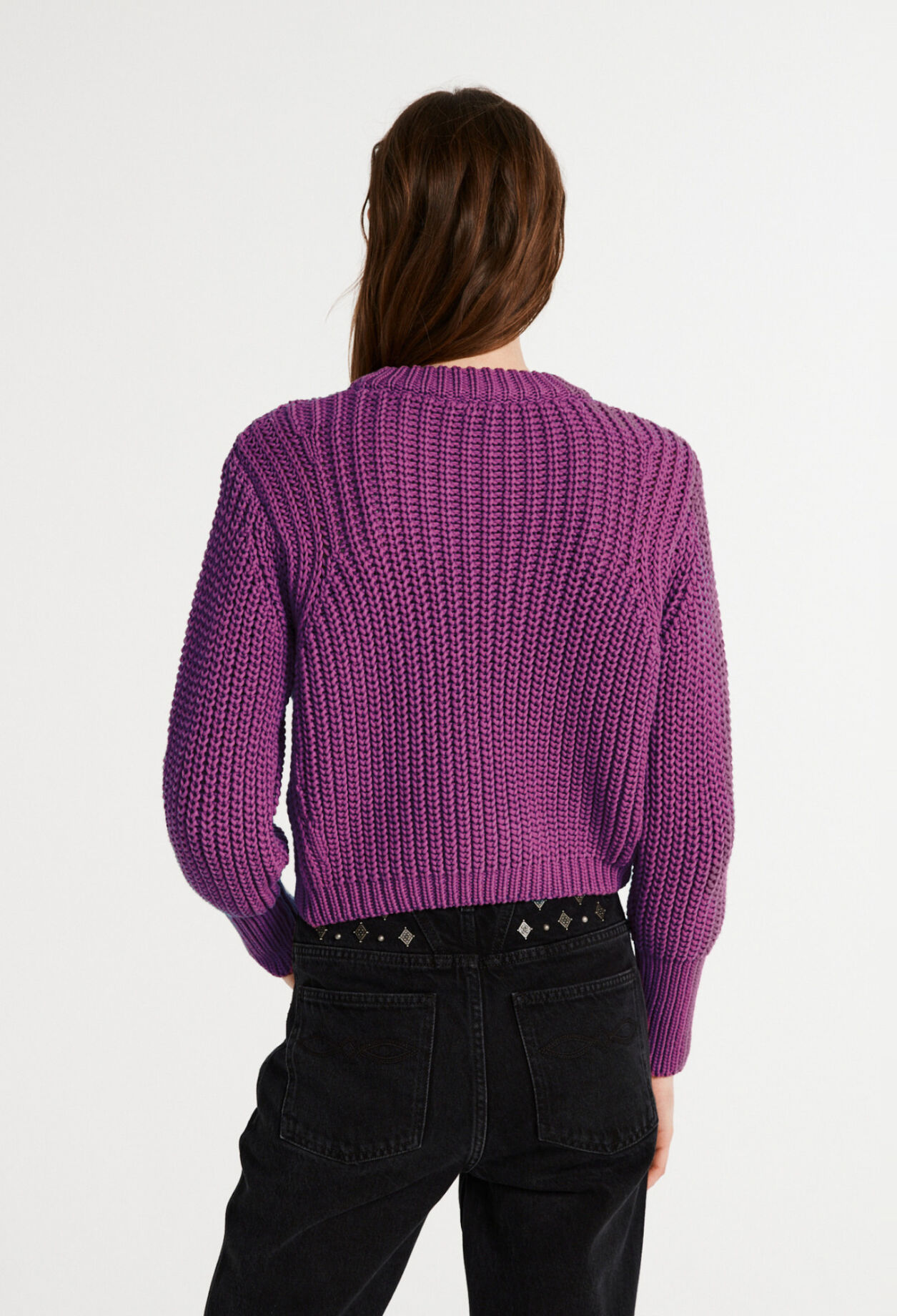 Chunky knit pullover