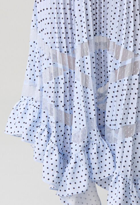 Polka dot midi dress