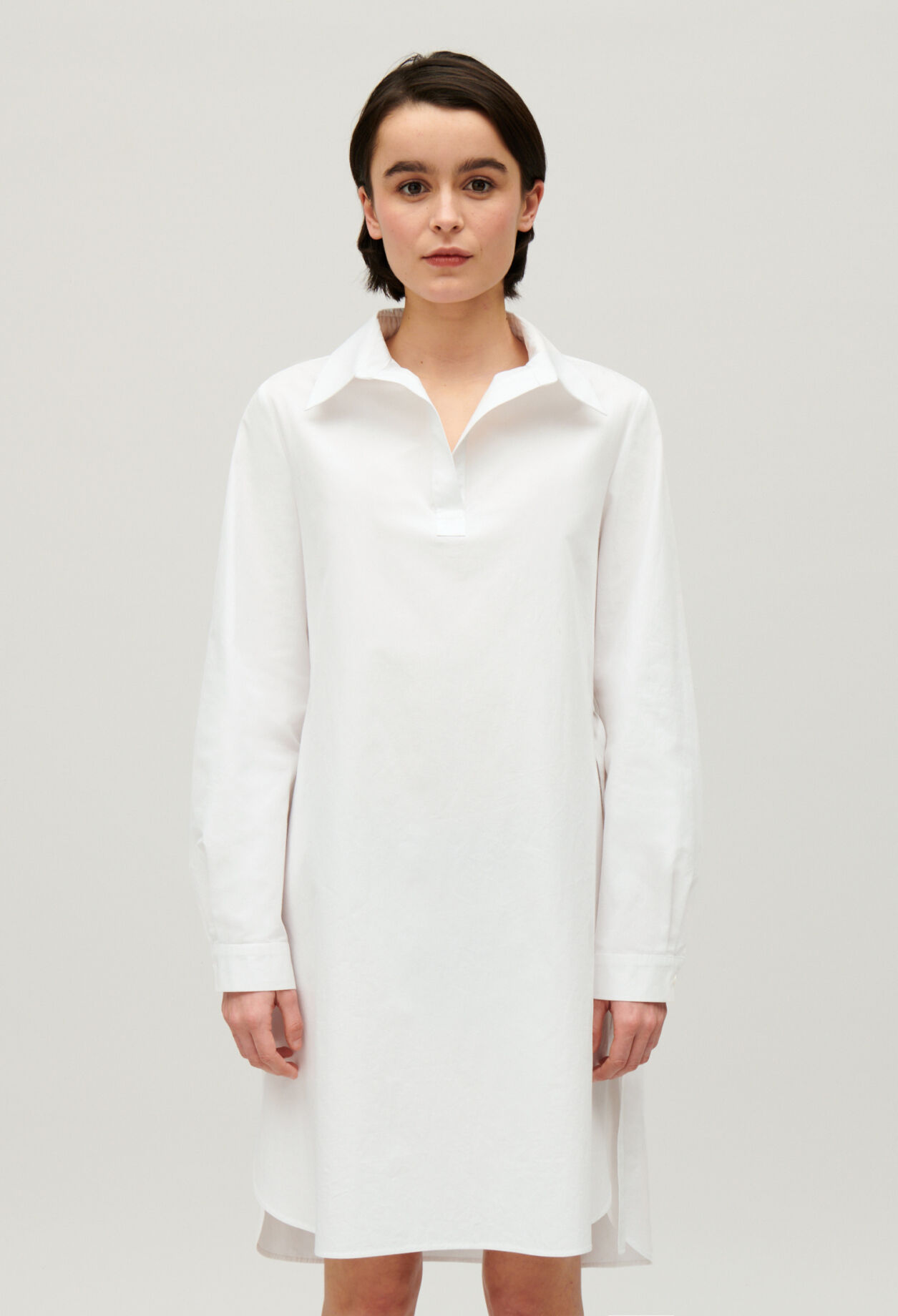 Short polo neck dress