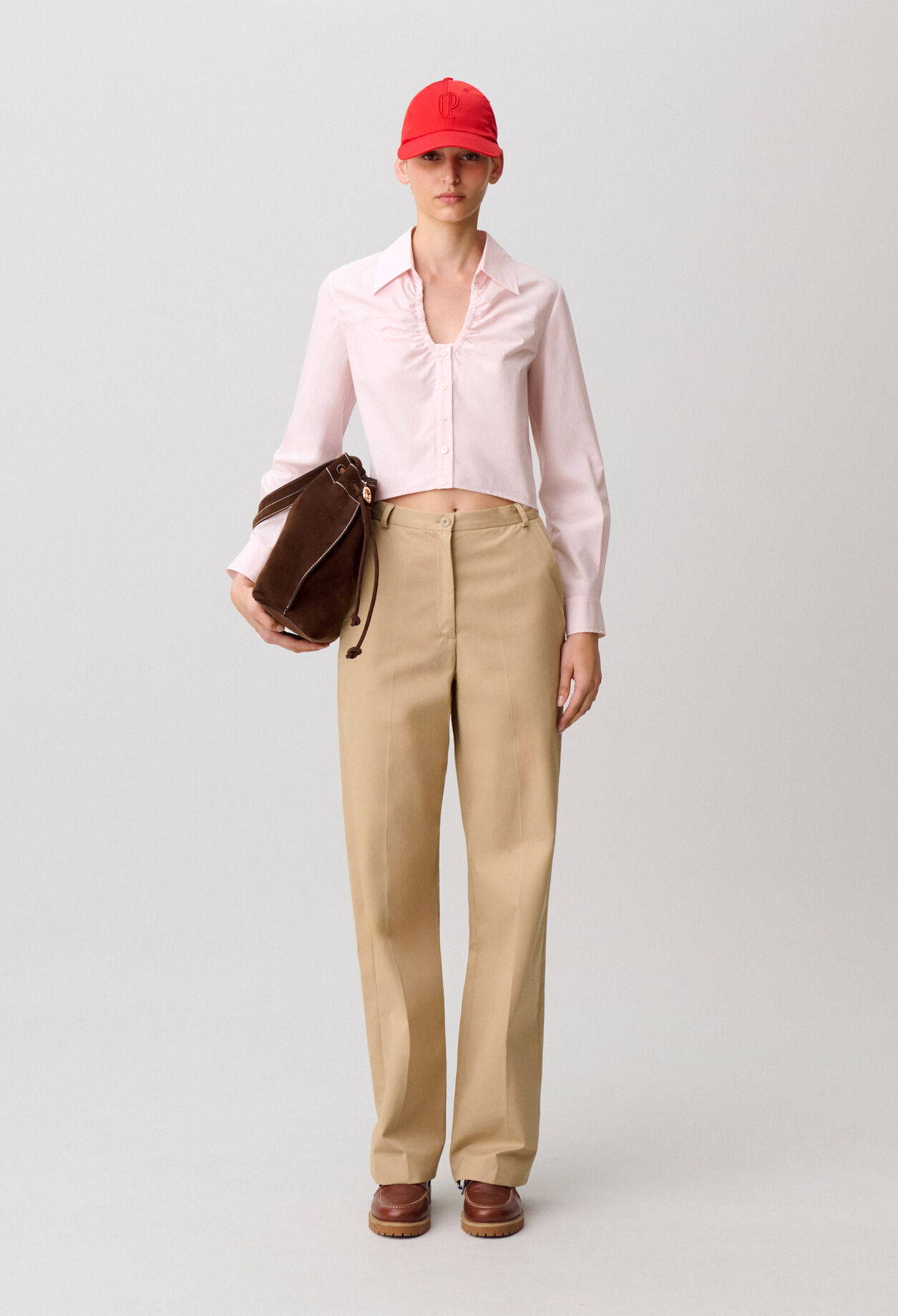 Cotton poplin shirt