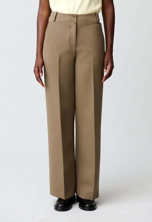 Straight-leg trousers